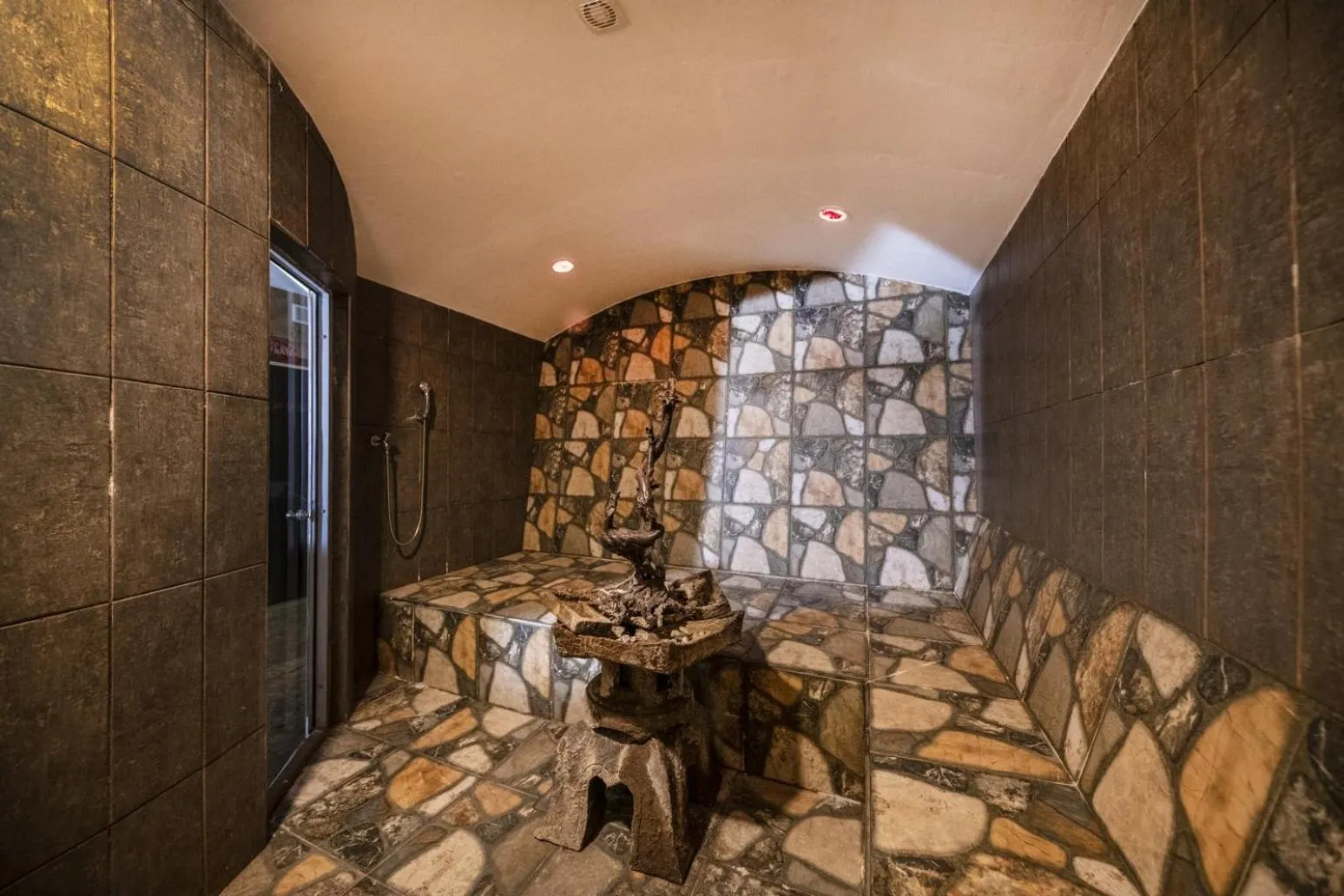 Sauna in Oxigén Family Hotel Noszvaj