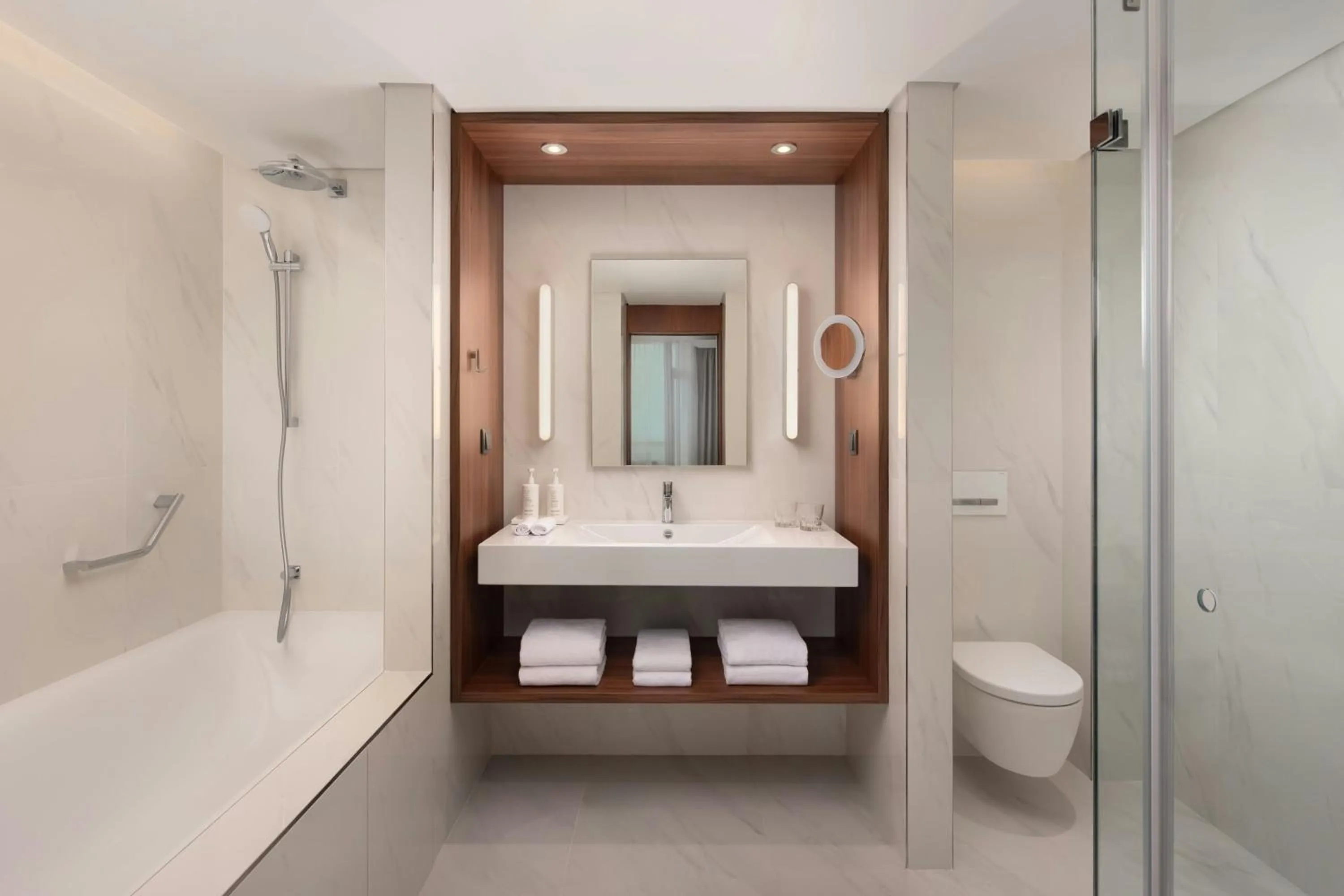 Bathroom in Lisbon Marriott Hotel