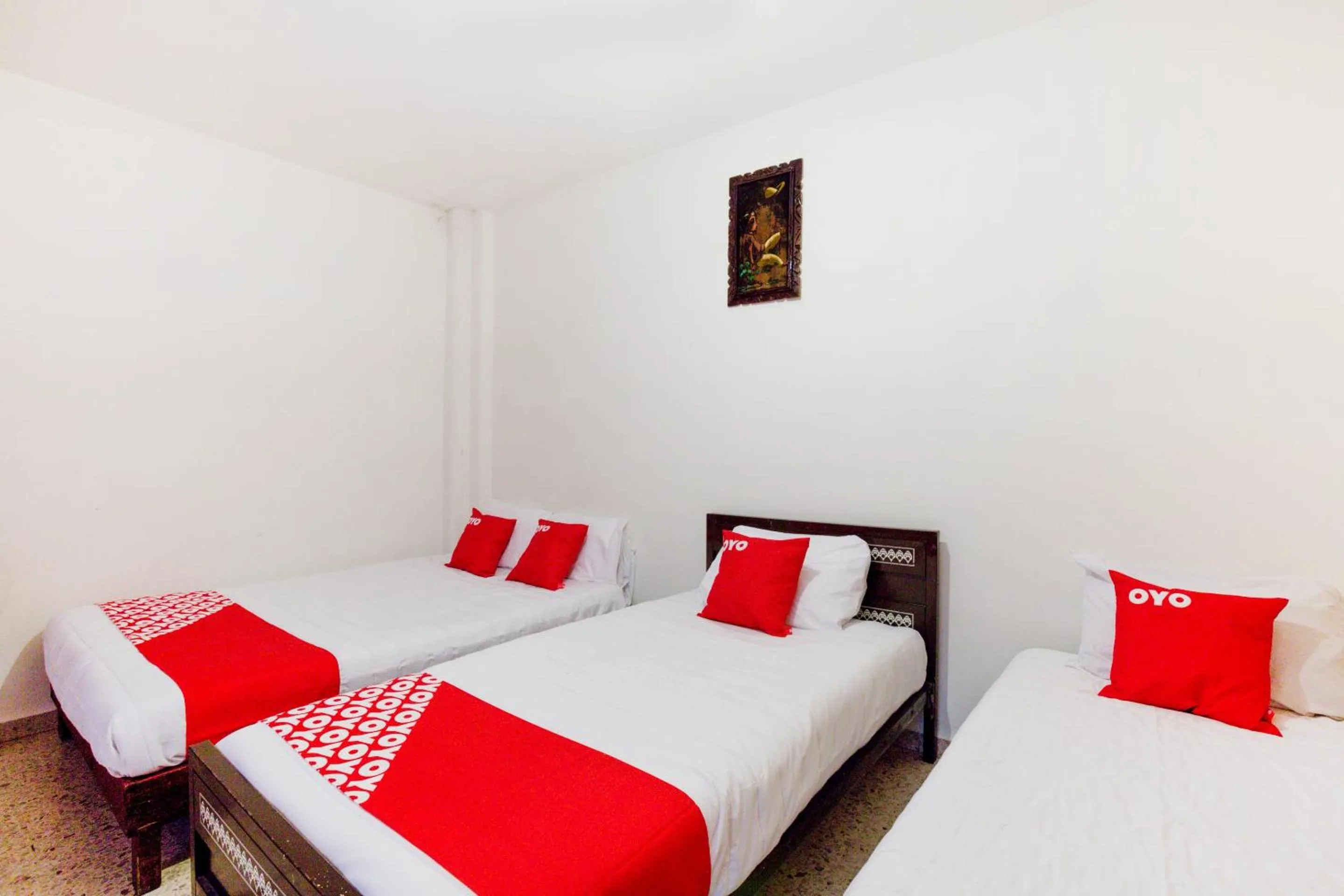 Bedroom, Bed in OYO Hotel Emperador, Oaxaca