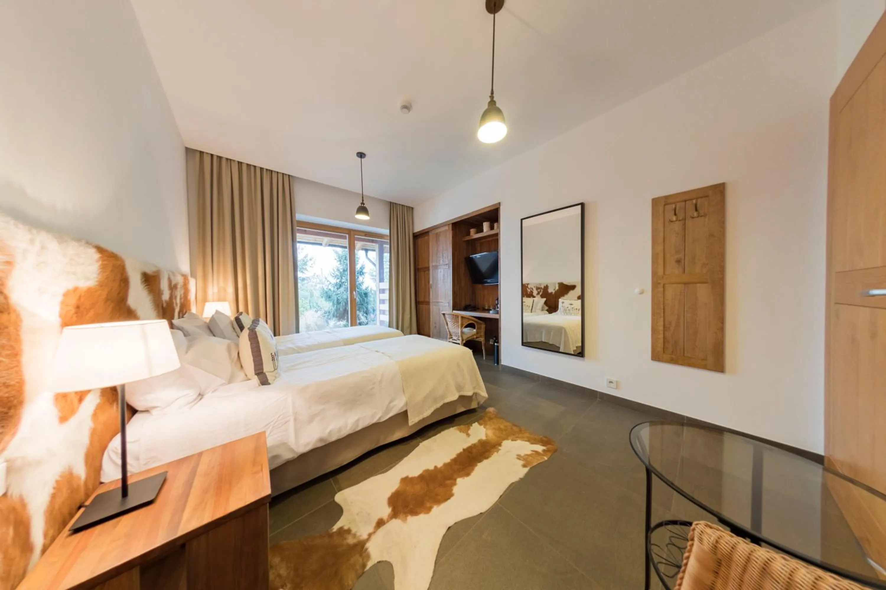 Bed in Hotel Jakubus