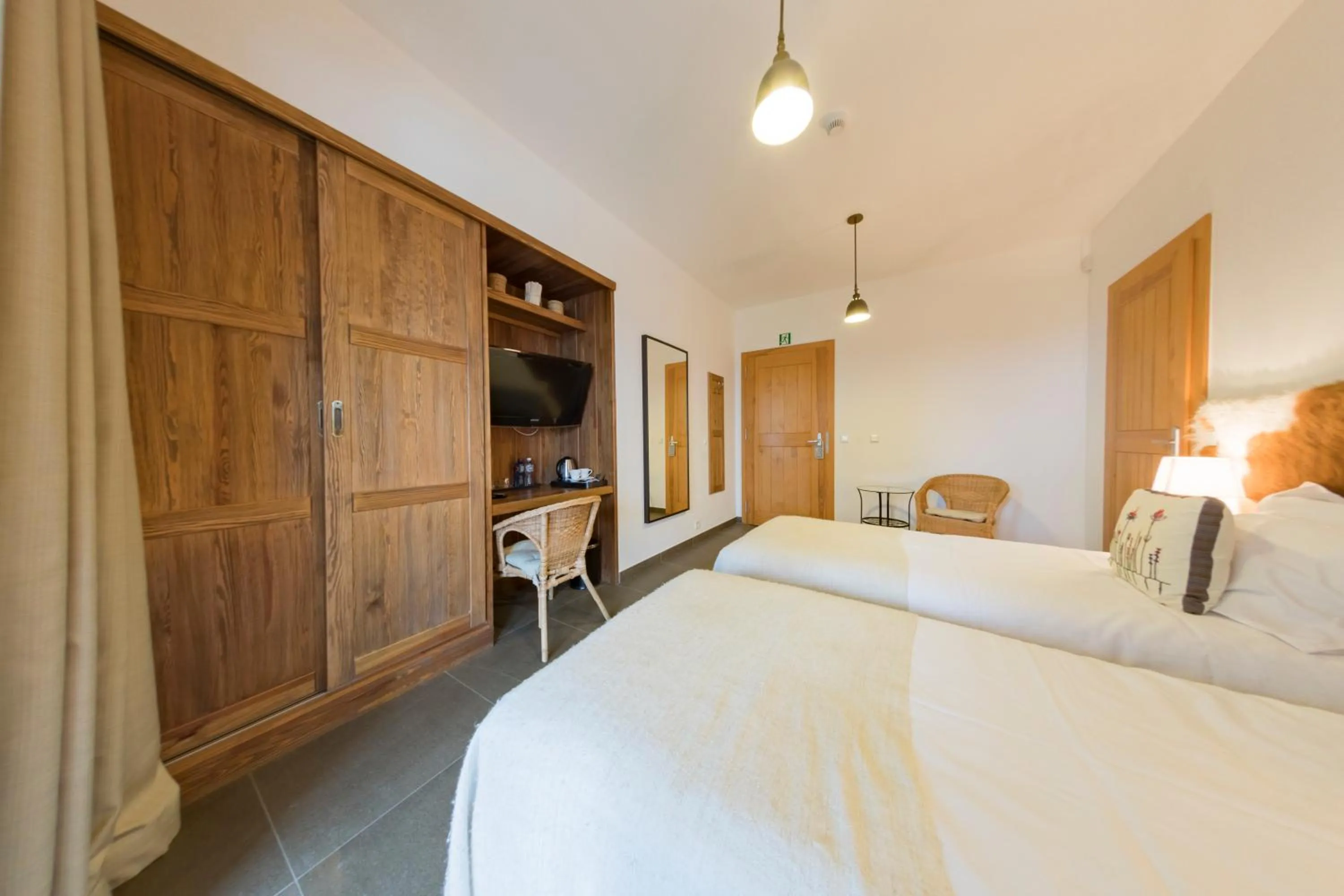 Bed in Hotel Jakubus