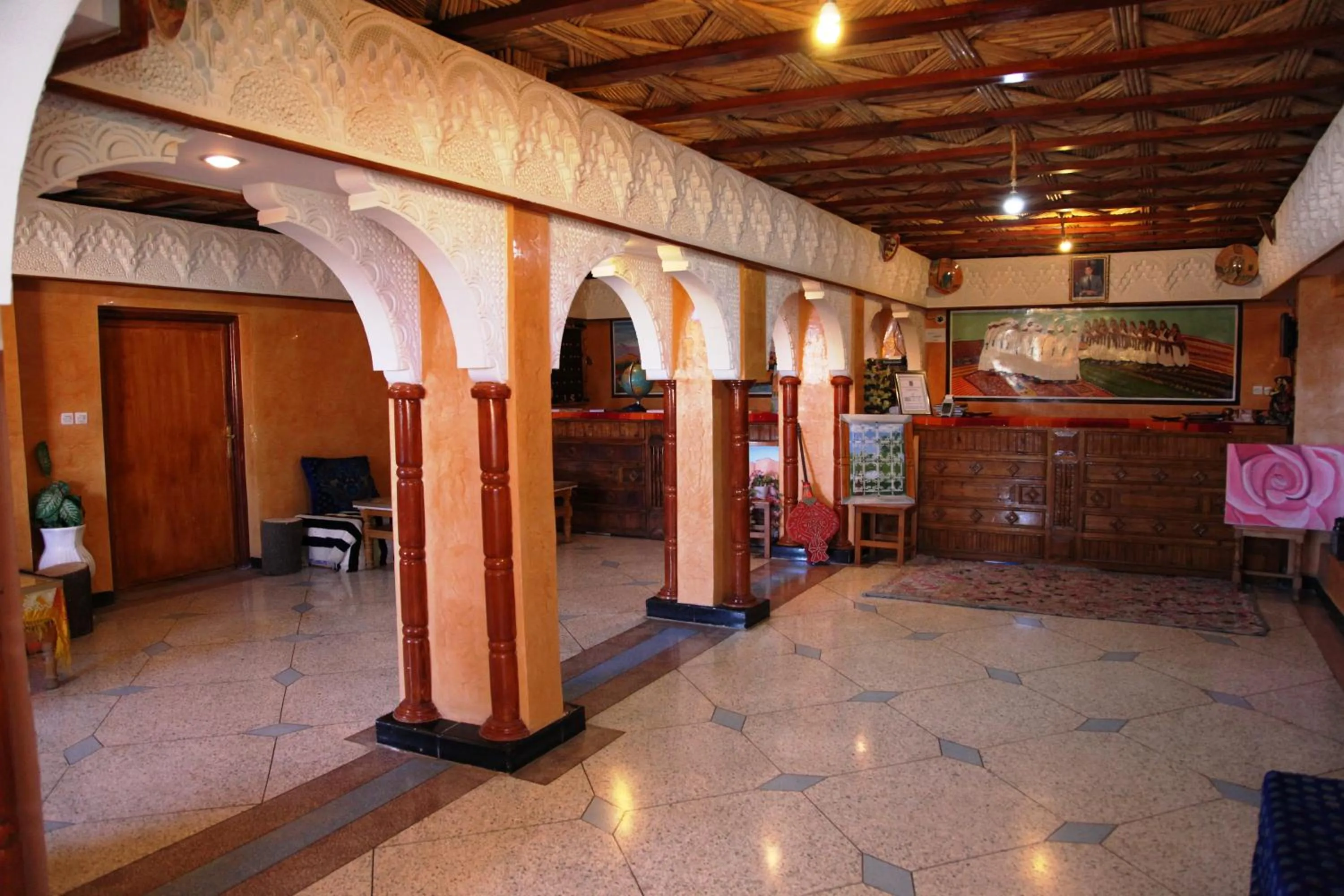 Lobby or reception in La Kasbah De Dades