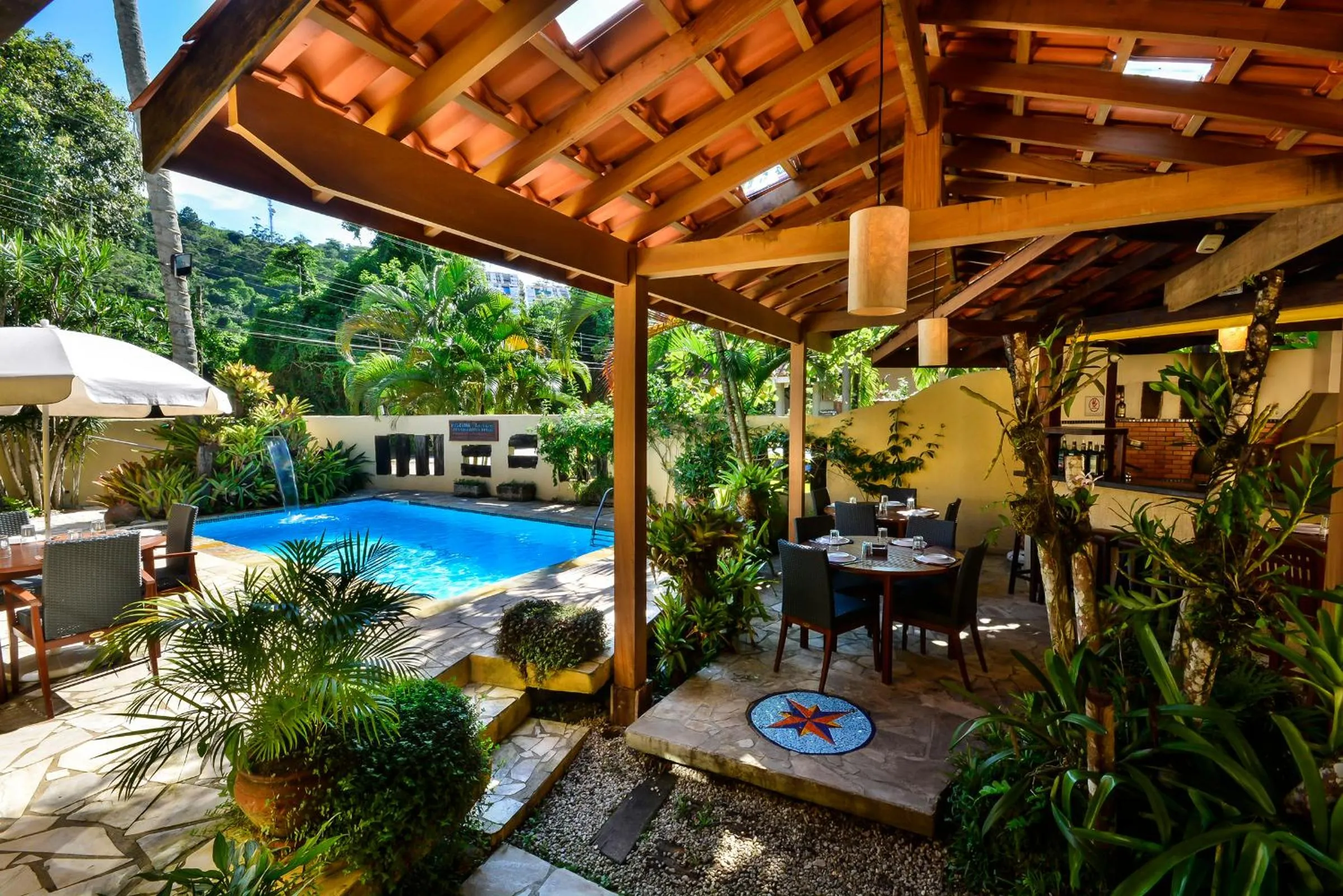 Patio in Pousada Estalagem Casa Grande