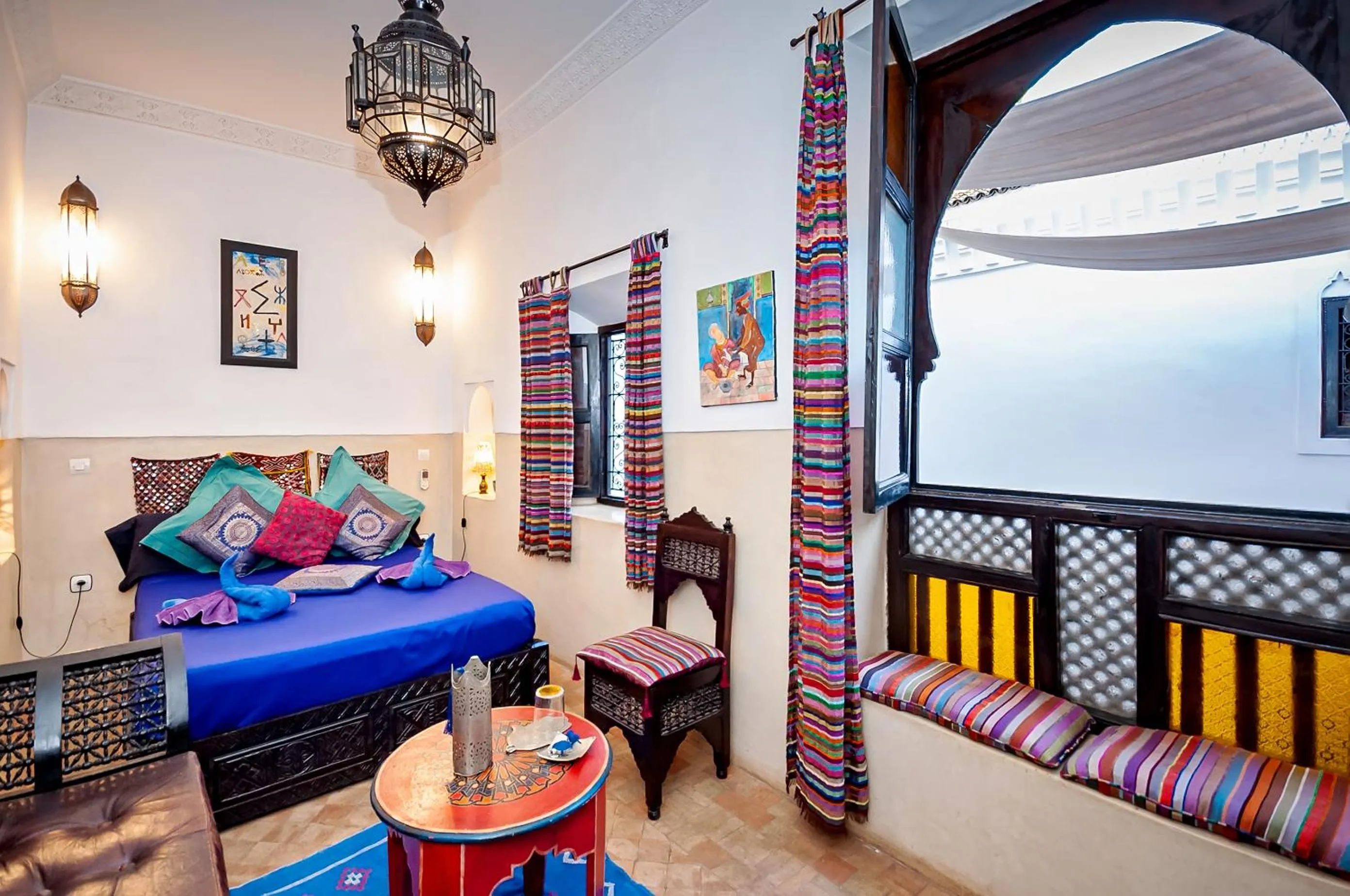 Bed in Riad Dar Nadwa