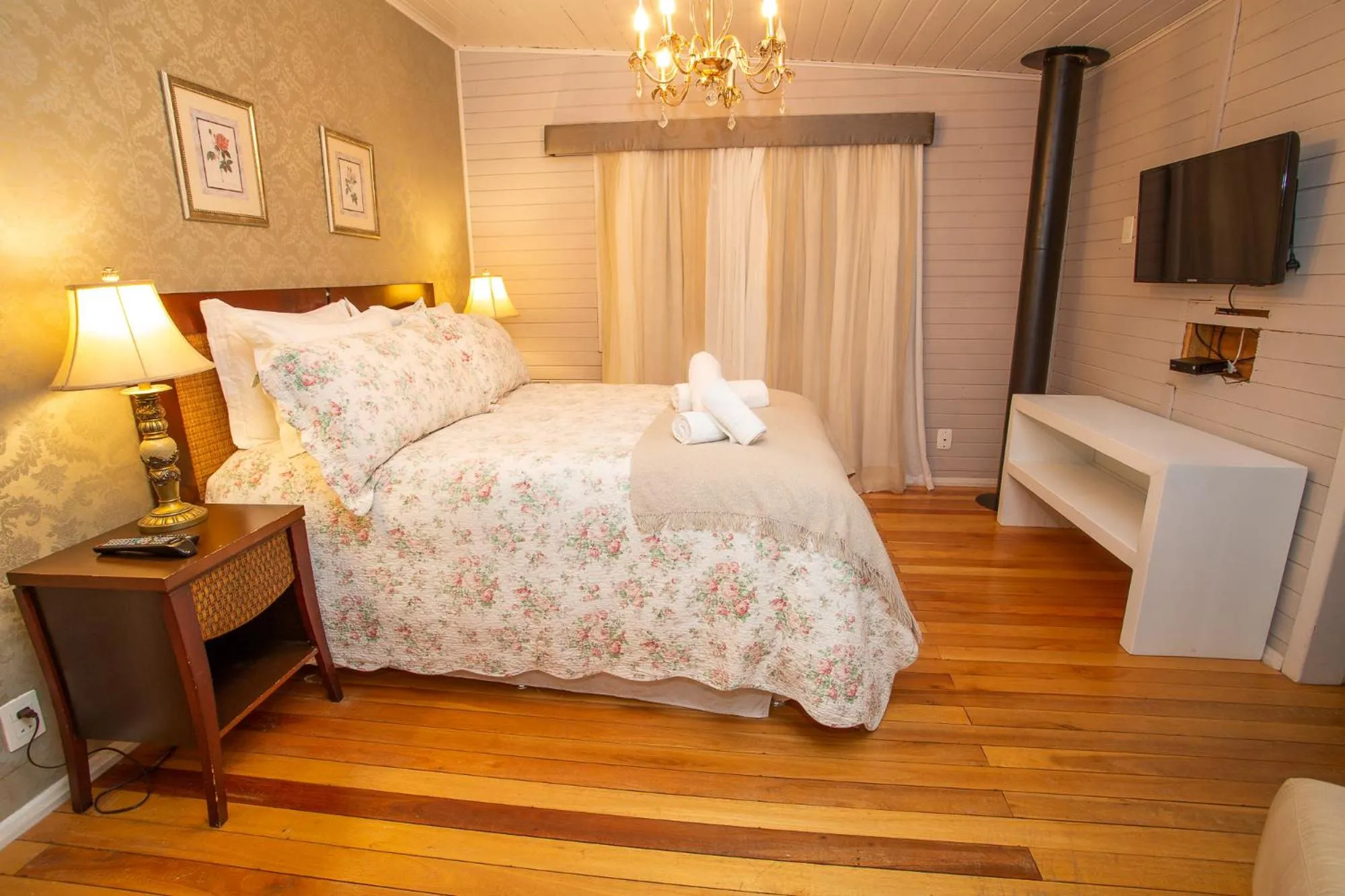 Bed in Pousada Pedra Preta