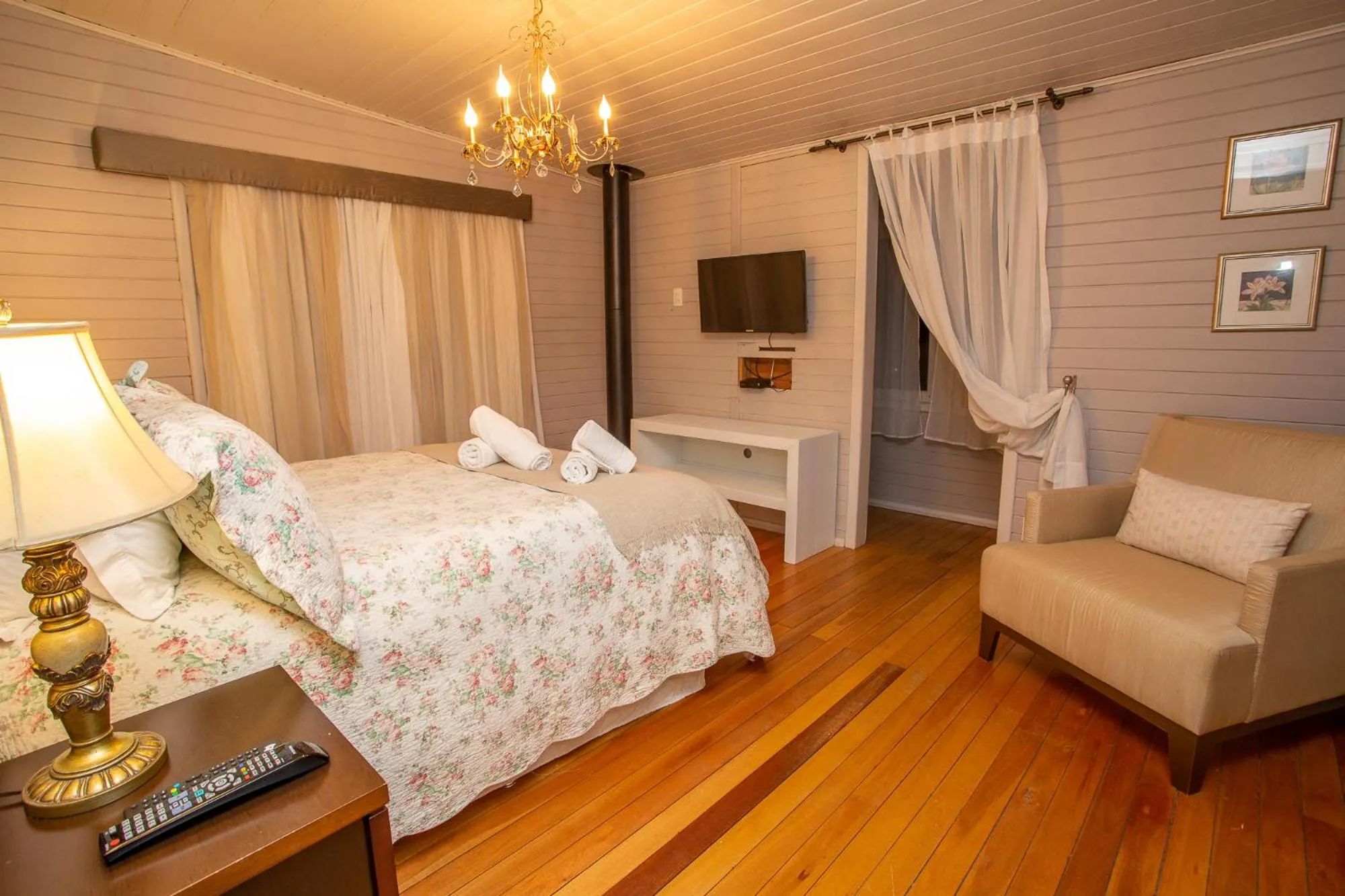 Bed in Pousada Pedra Preta