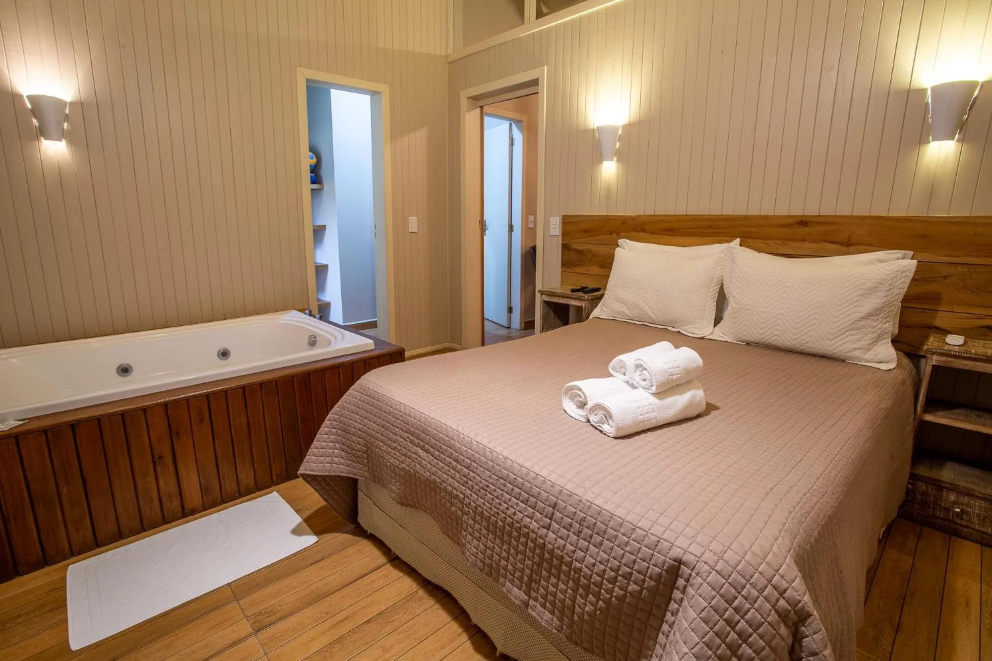 Bed in Pousada Pedra Preta