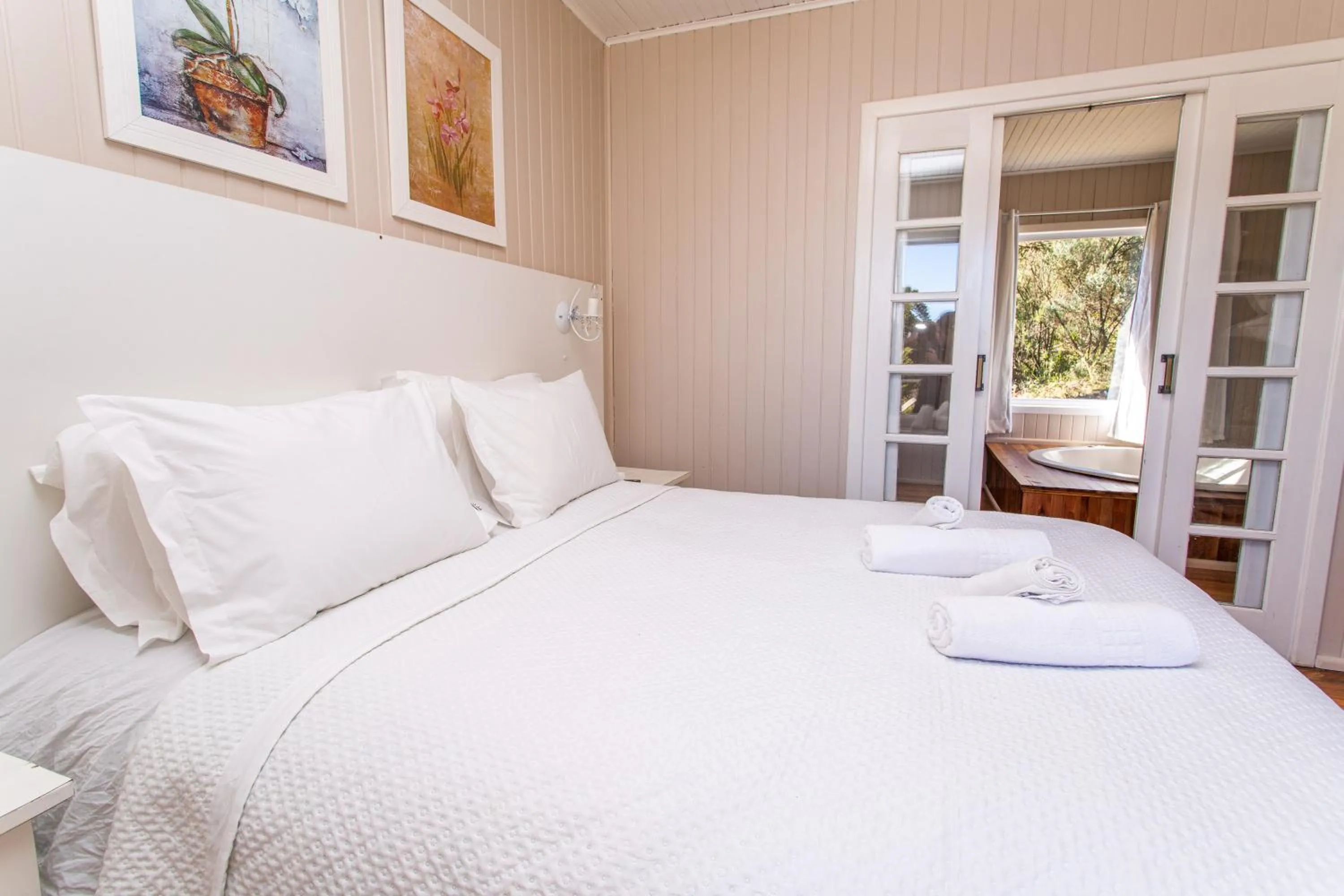 Bed in Pousada Pedra Preta