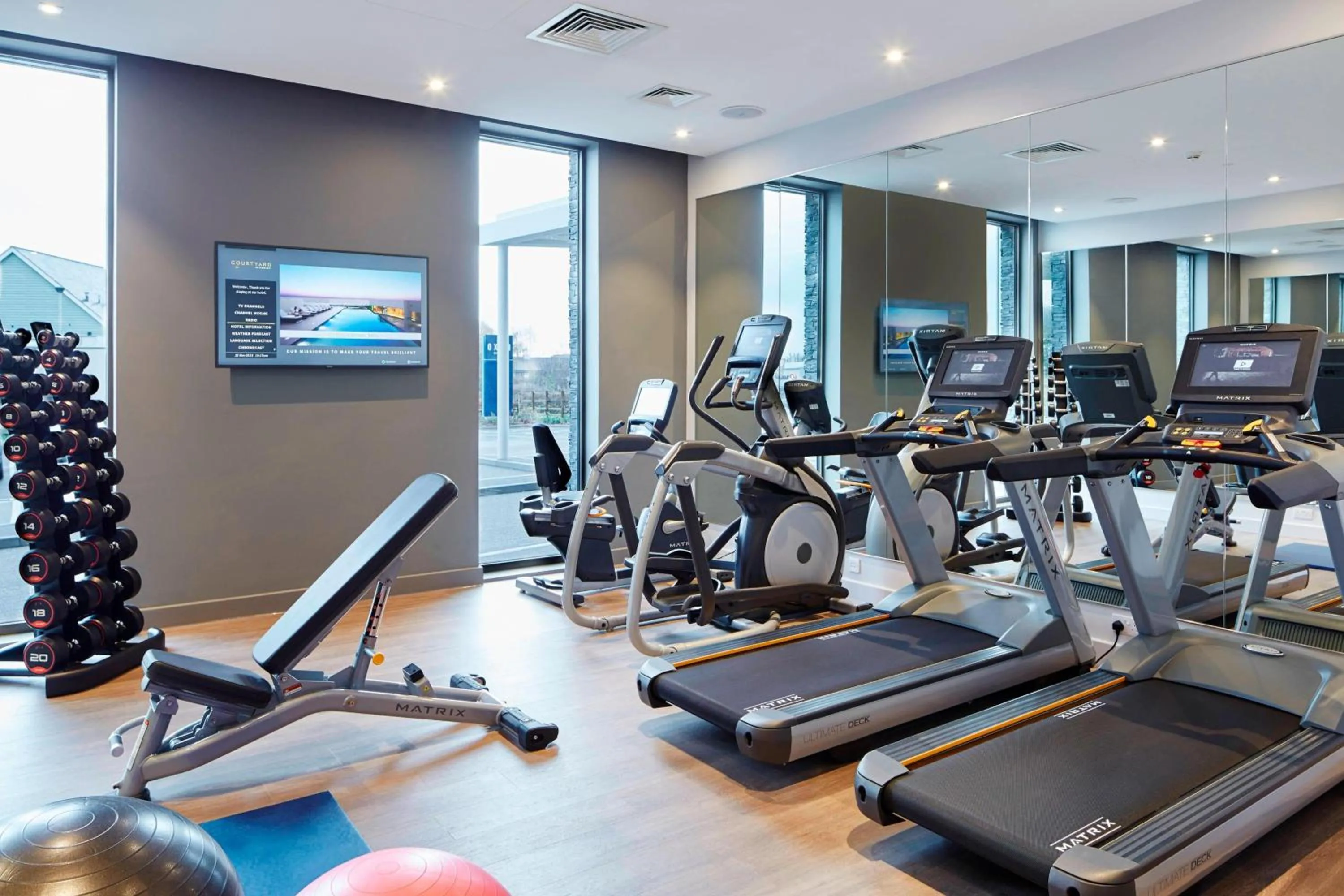 Fitness centre/facilities in Courtyard by Marriott Oxford South