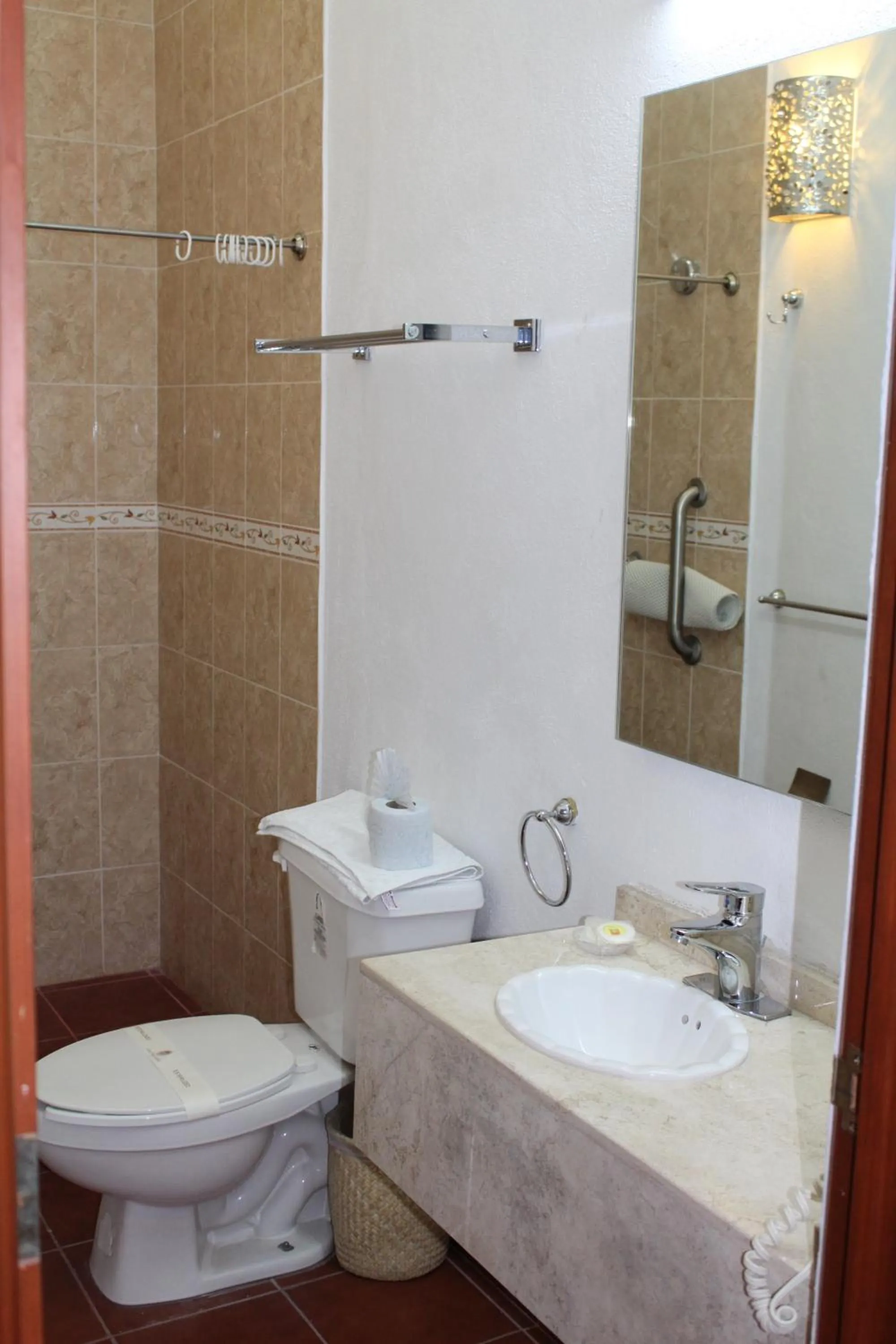 Bathroom in Hotel Hacienda Don Cenobio