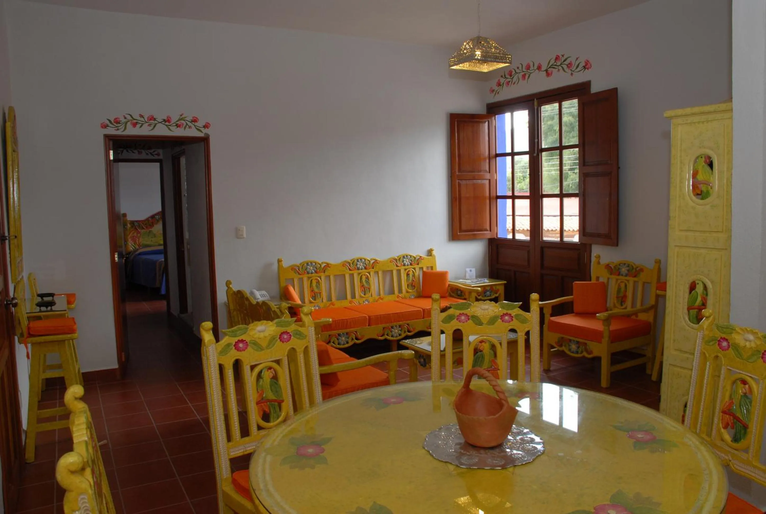 Living room in Hotel Hacienda Don Cenobio