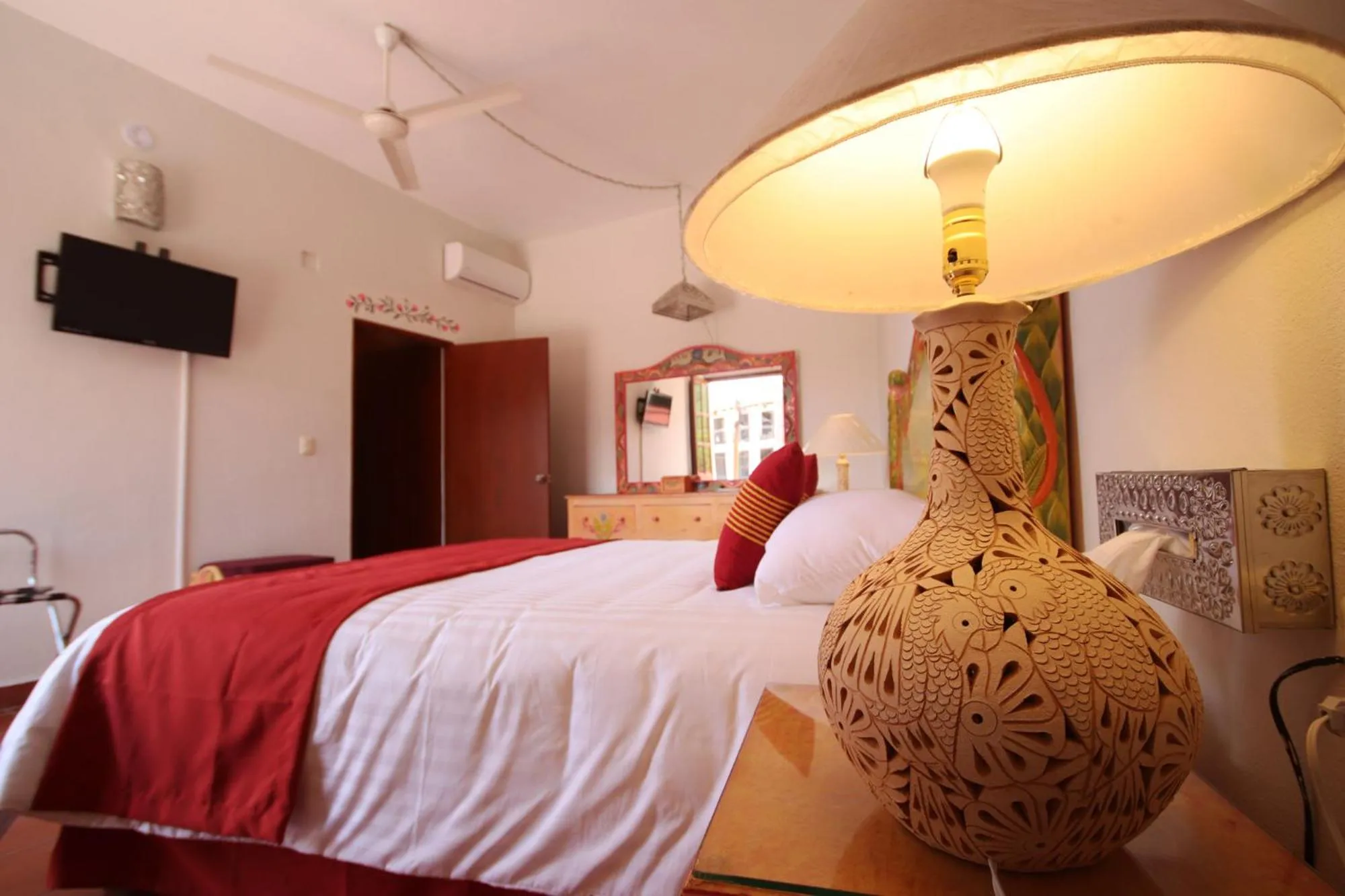 Photo of the whole room, Bed in Hotel Hacienda Don Cenobio