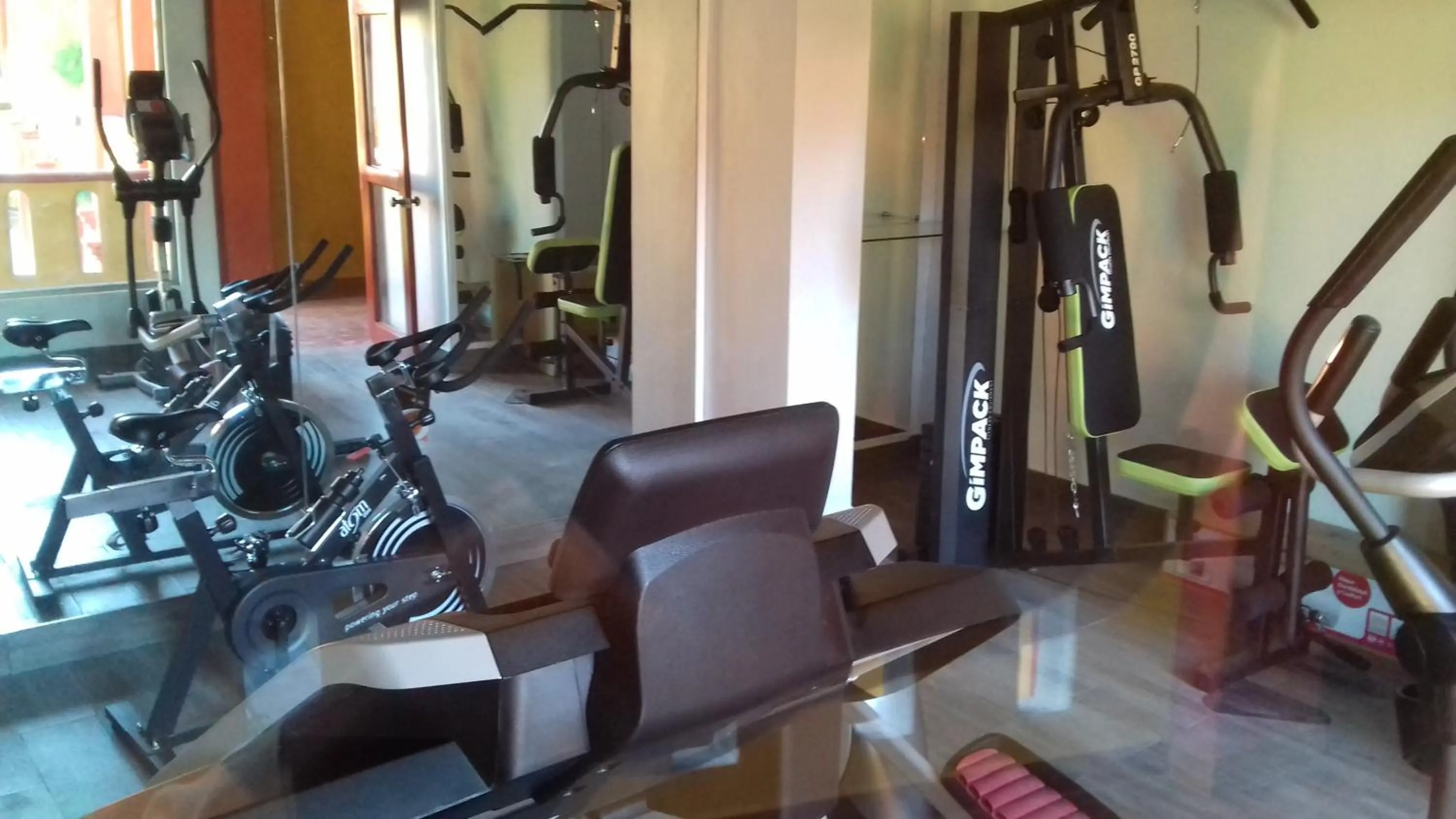 Fitness centre/facilities in Hotel Hacienda Don Cenobio