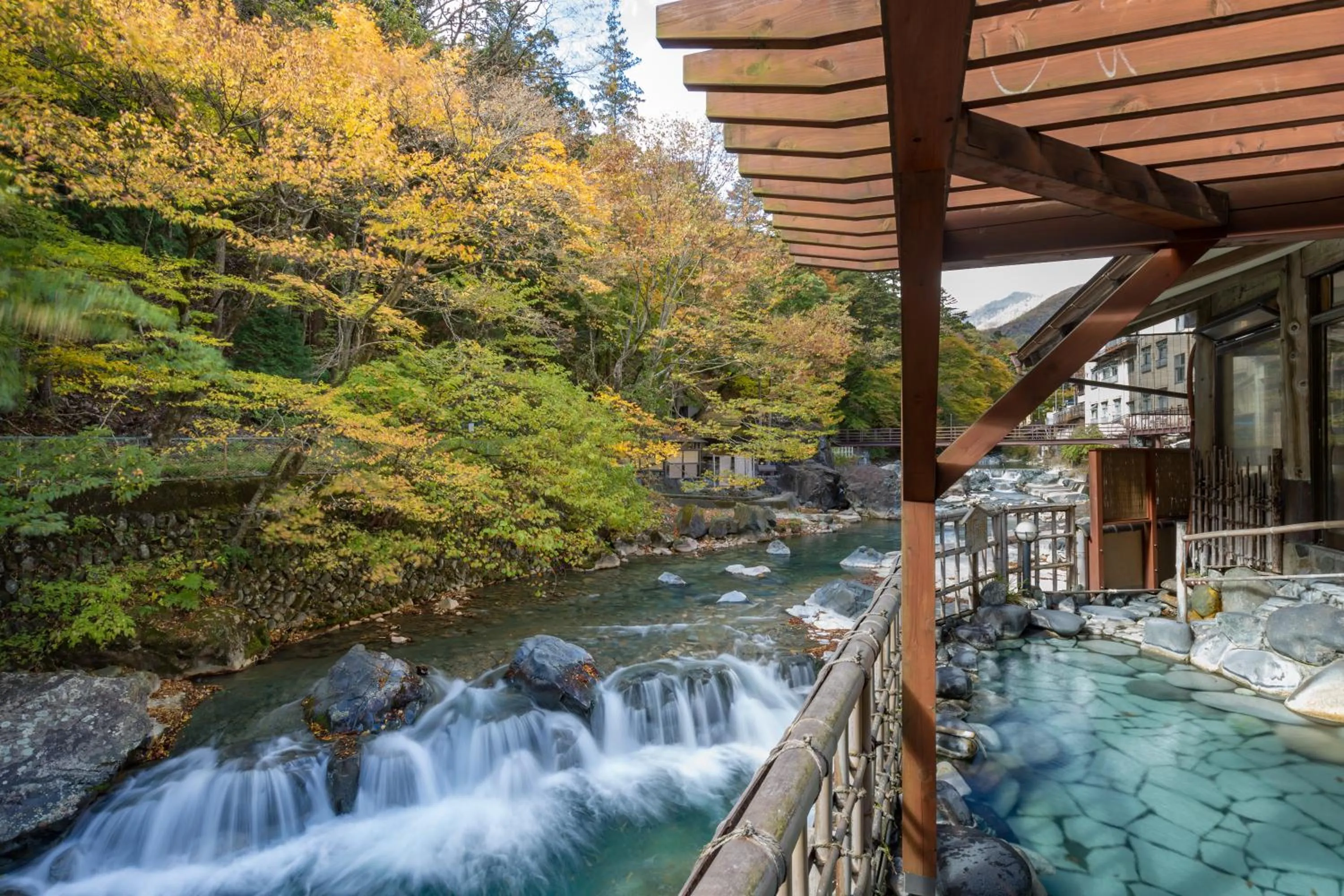 Hot Spring Bath in Shima-Onsen Toshimaya