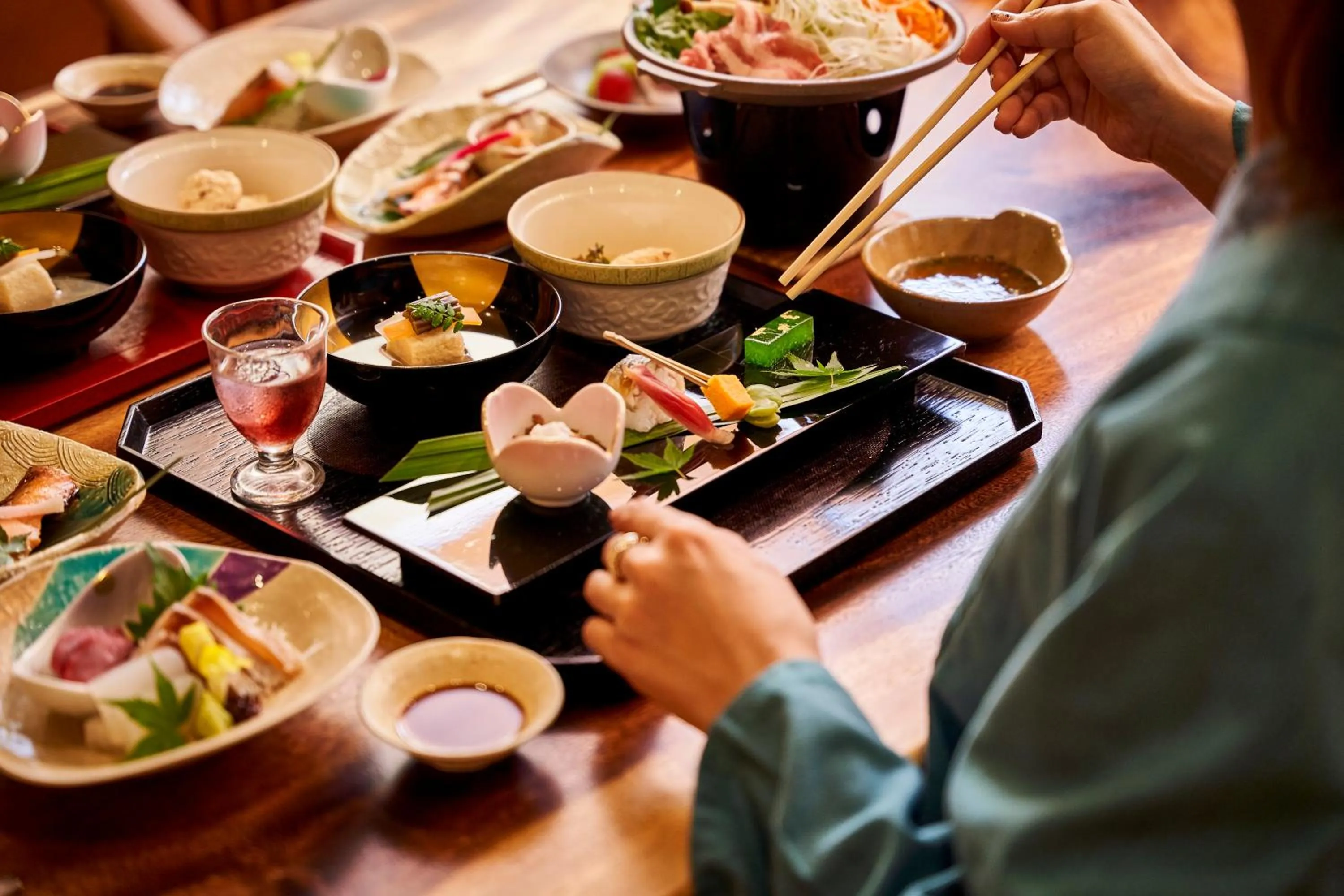 Dinner in Shima-Onsen Toshimaya