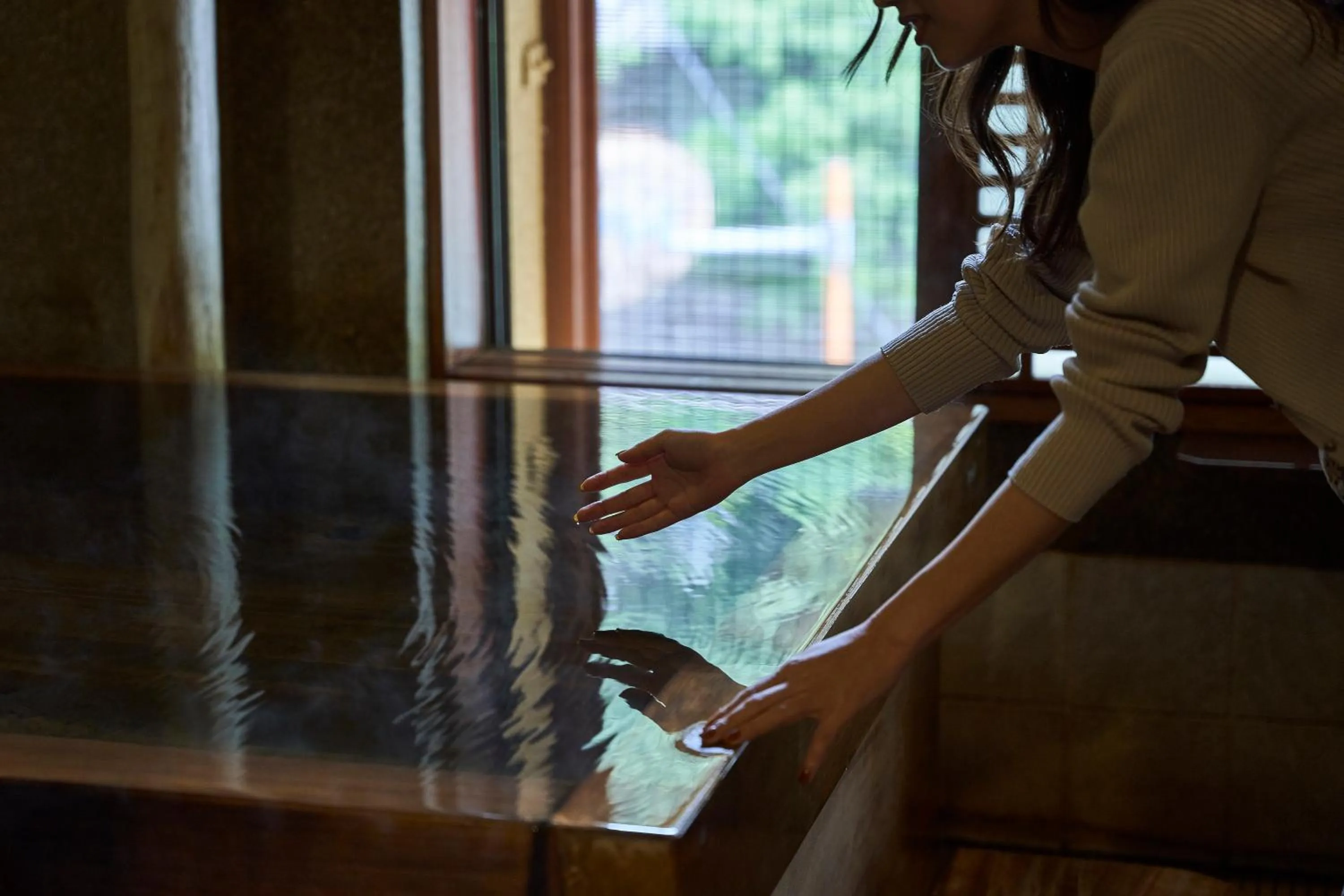 Hot Spring Bath in Shima-Onsen Toshimaya
