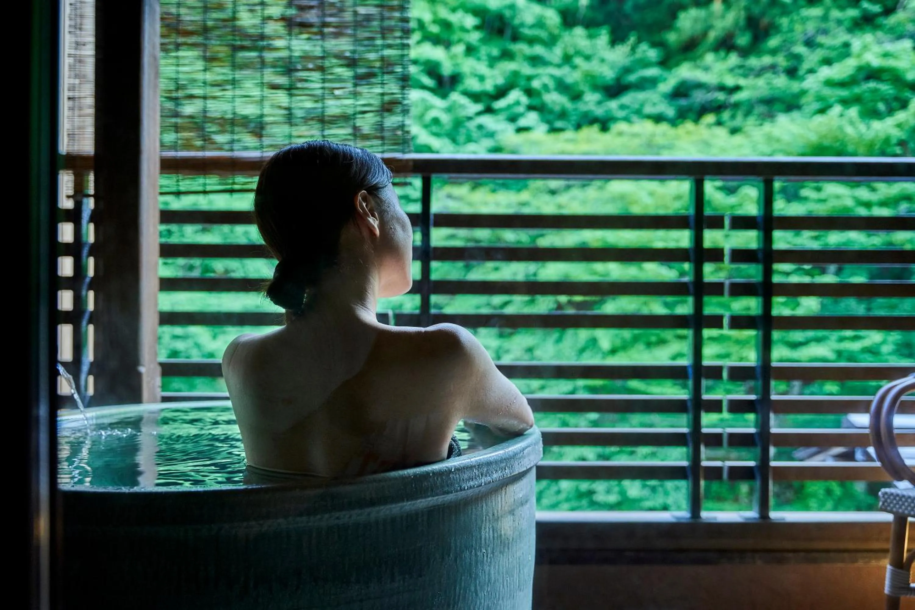Hot Spring Bath in Shima-Onsen Toshimaya