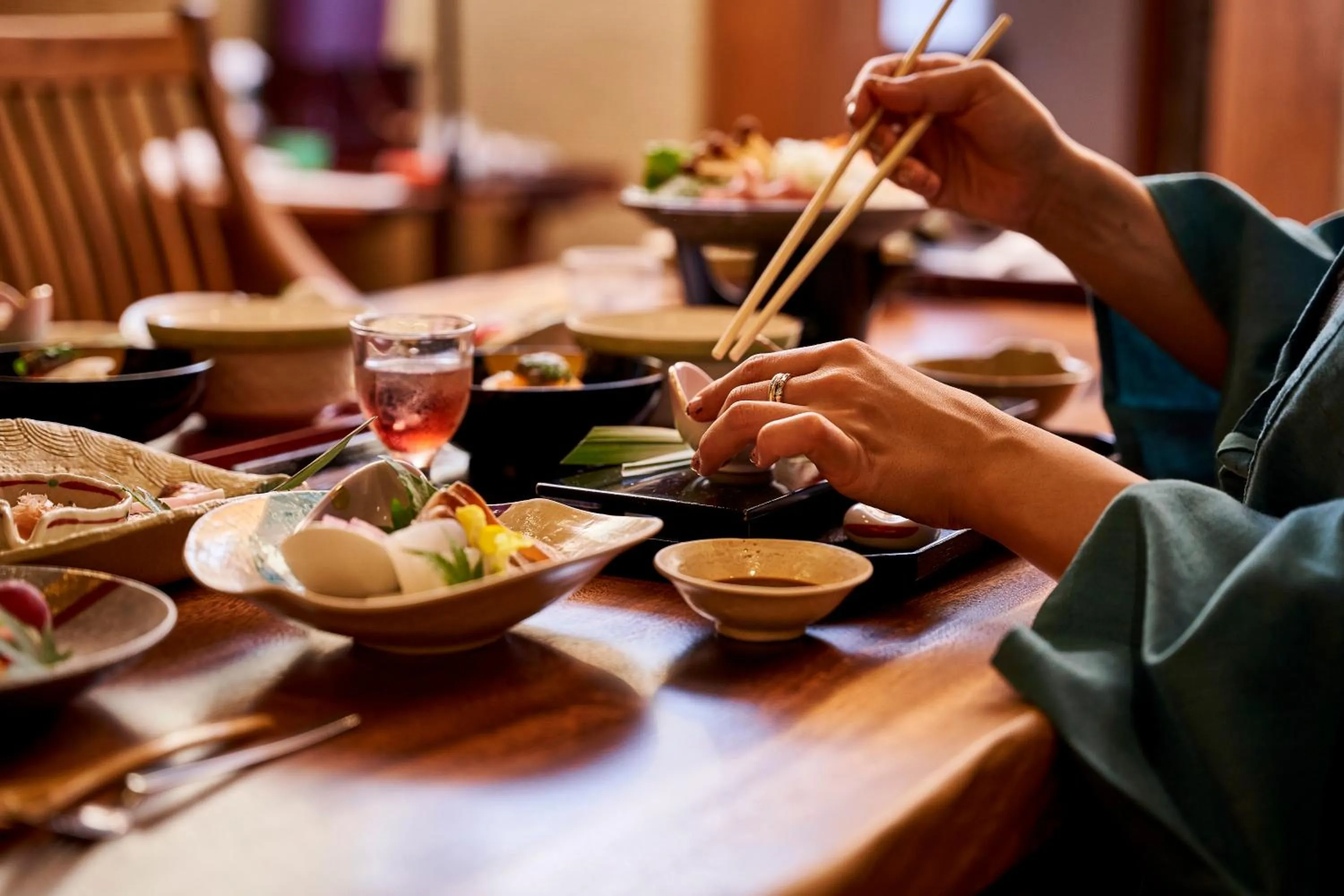 Dinner in Shima-Onsen Toshimaya