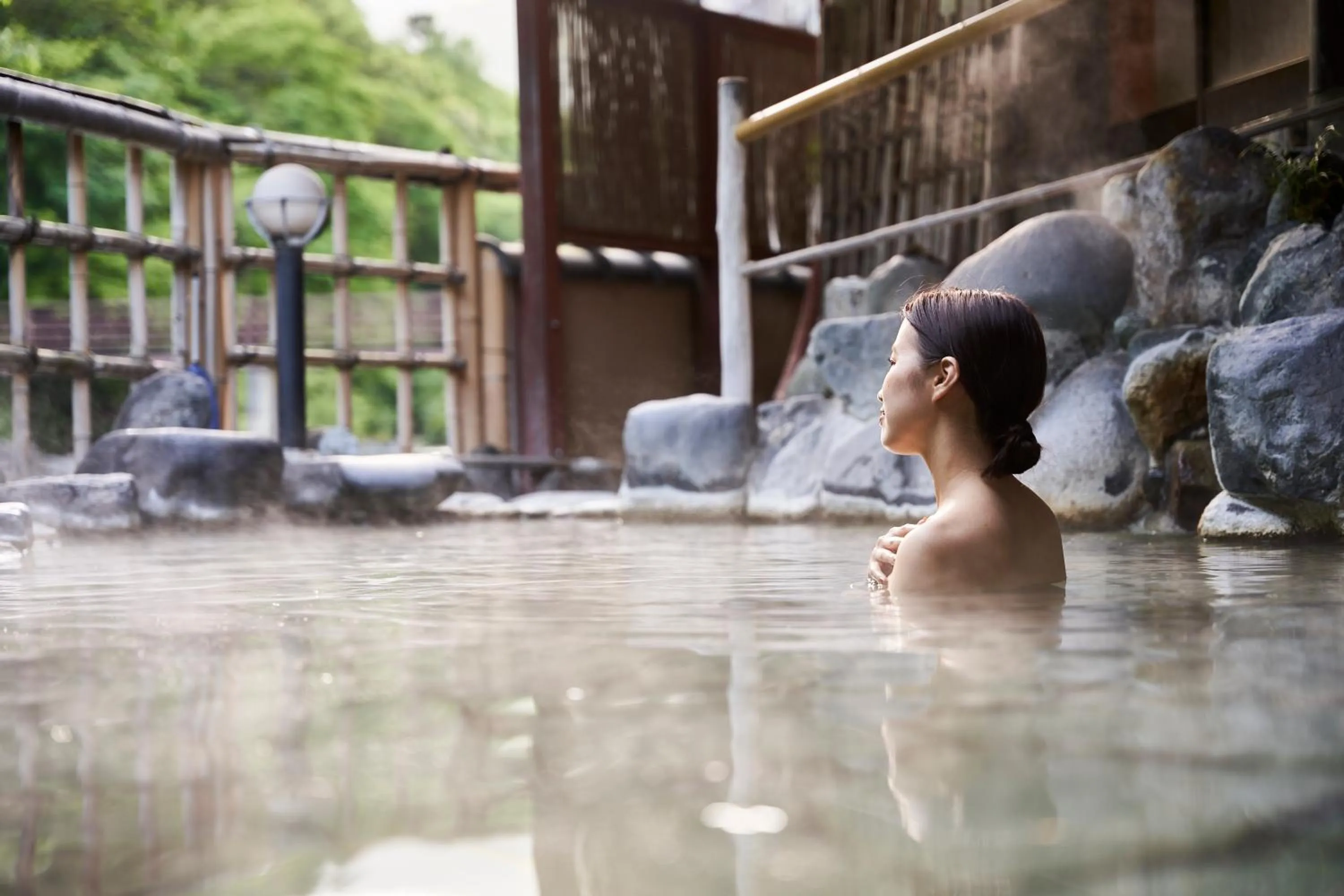 Hot Spring Bath in Shima-Onsen Toshimaya
