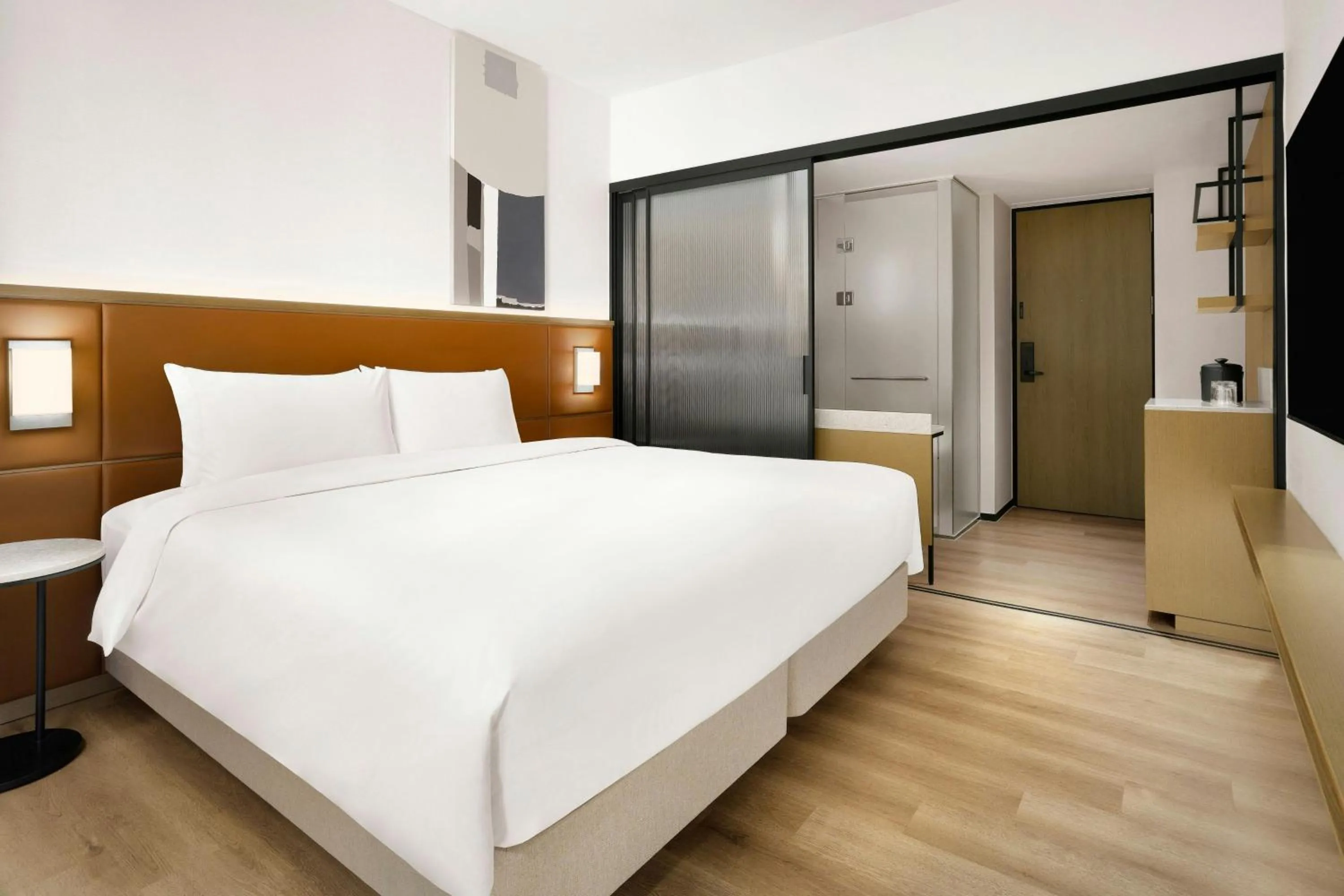 Photo of the whole room, Bed in AC Hotel by Marriott Seoul Gangnam