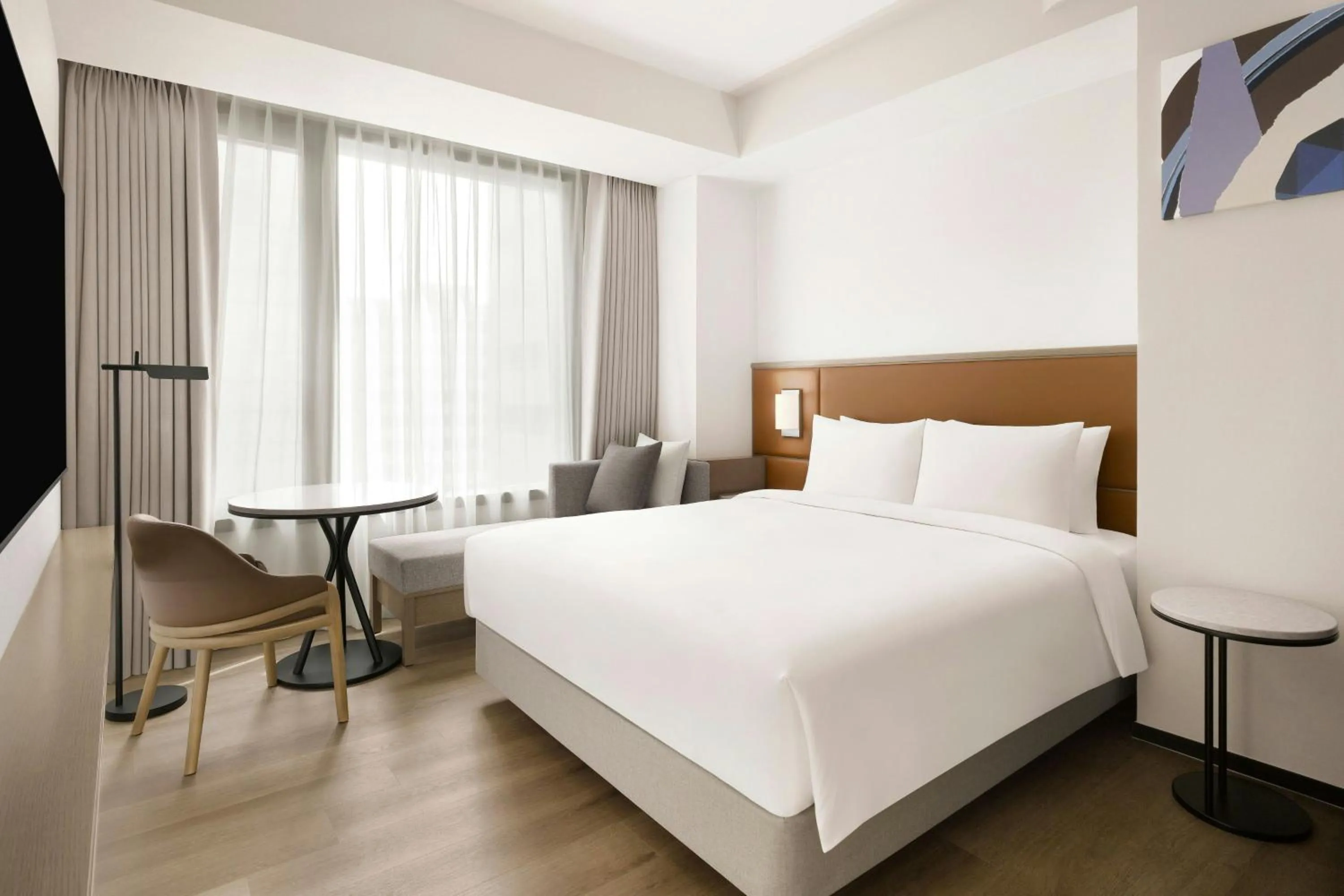 Photo of the whole room, Bed in AC Hotel by Marriott Seoul Gangnam