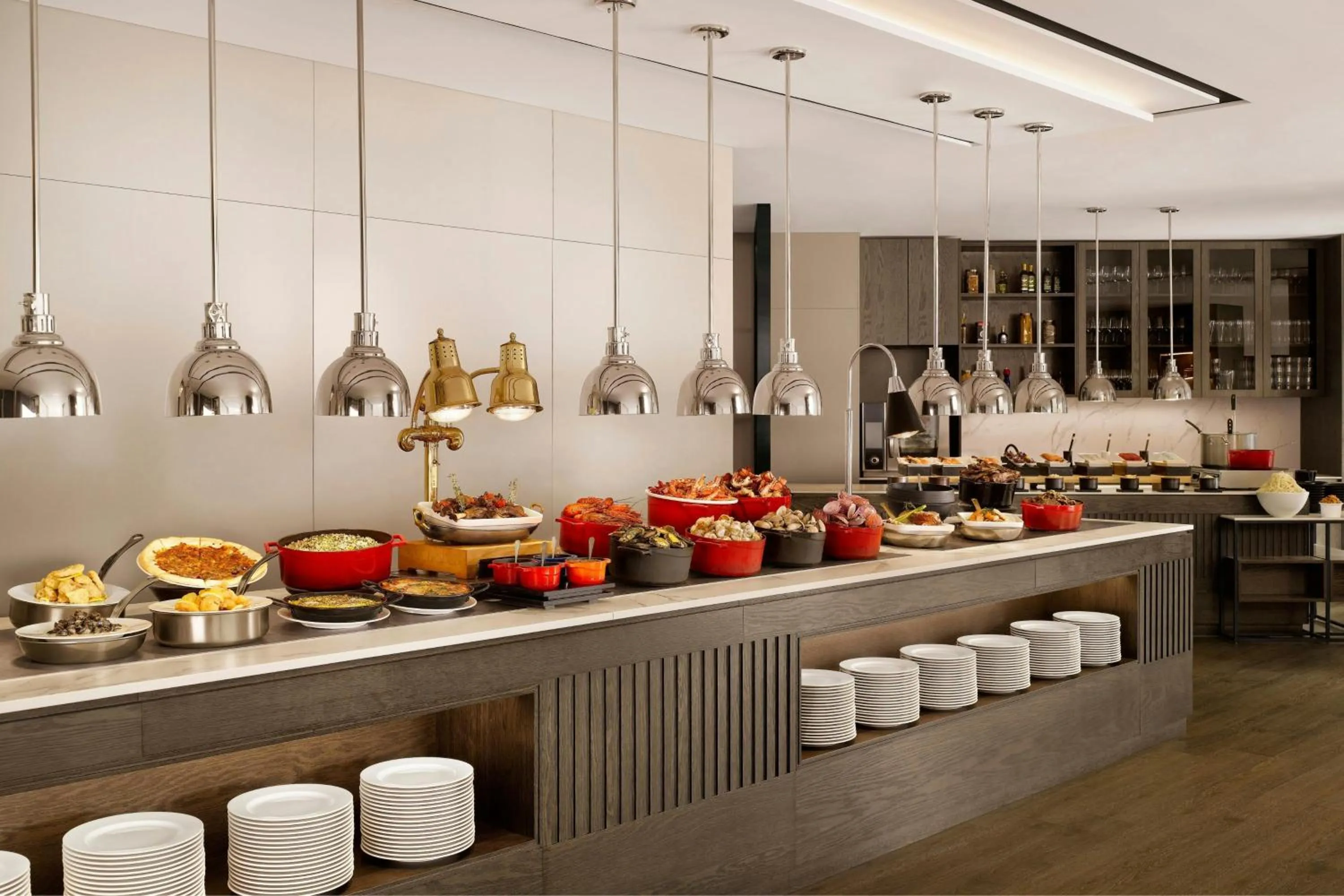Kitchen or kitchenette in AC Hotel by Marriott Seoul Gangnam