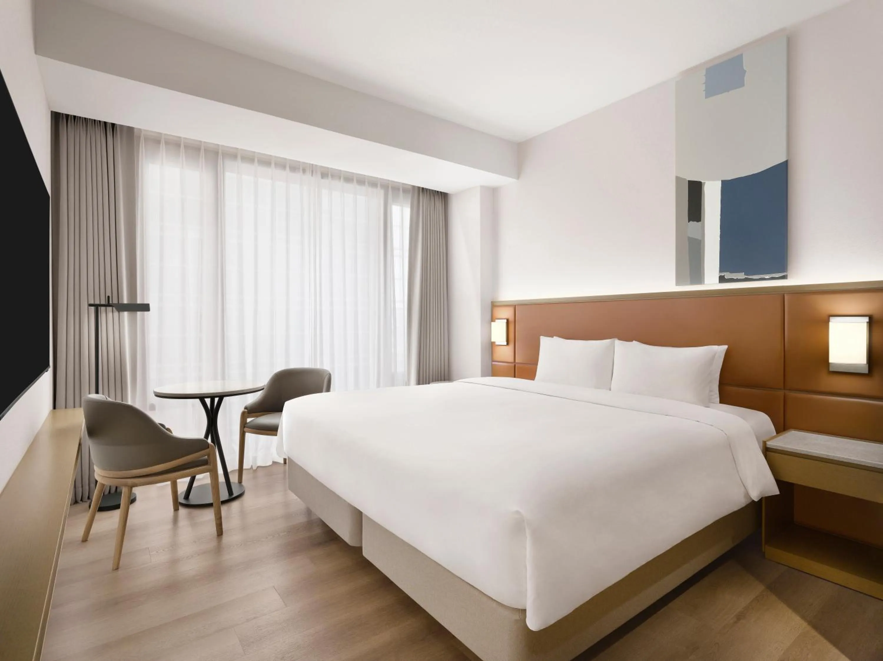 Bedroom, Bed in AC Hotel by Marriott Seoul Gangnam