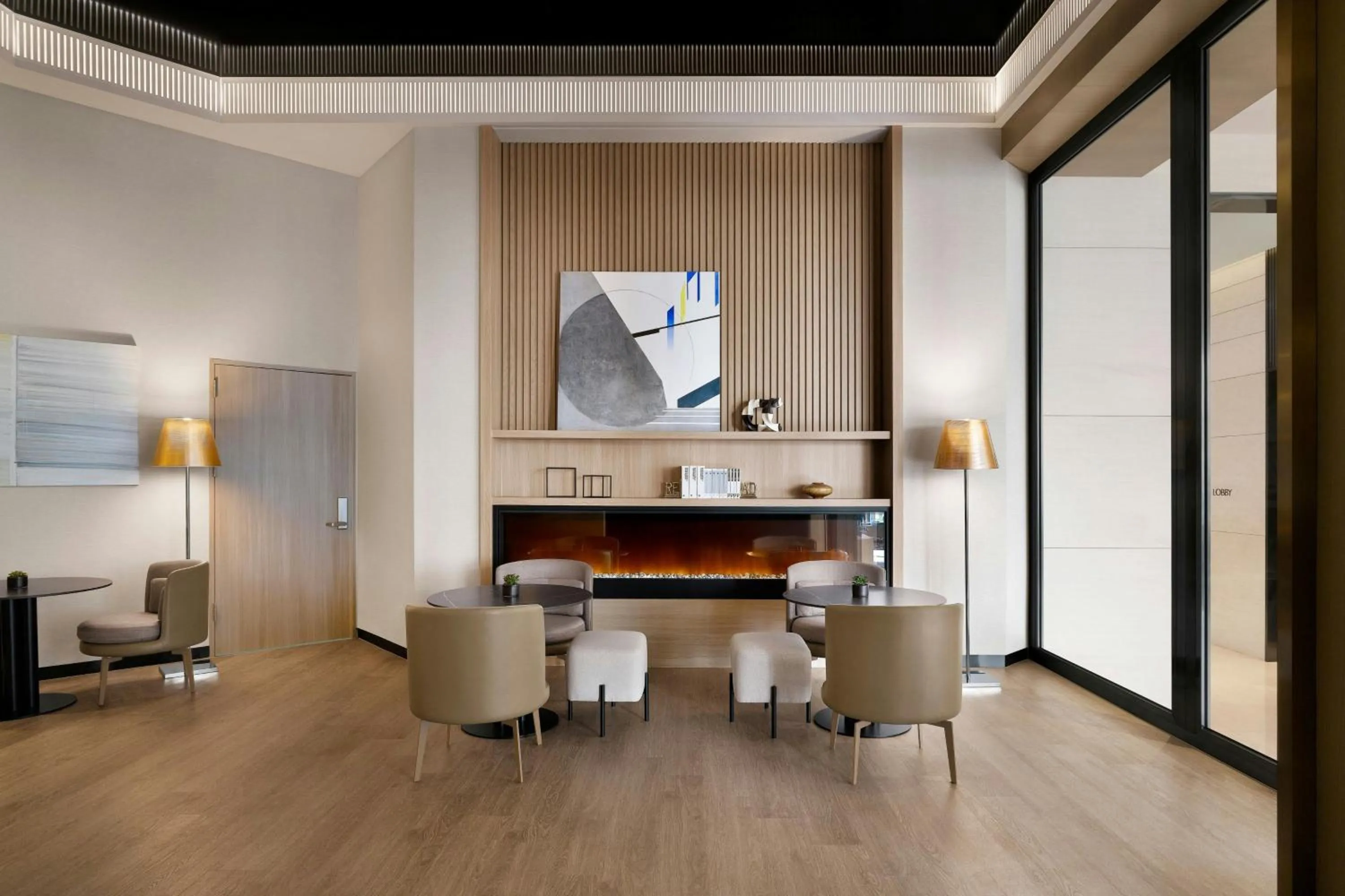 Lounge or bar in AC Hotel by Marriott Seoul Gangnam