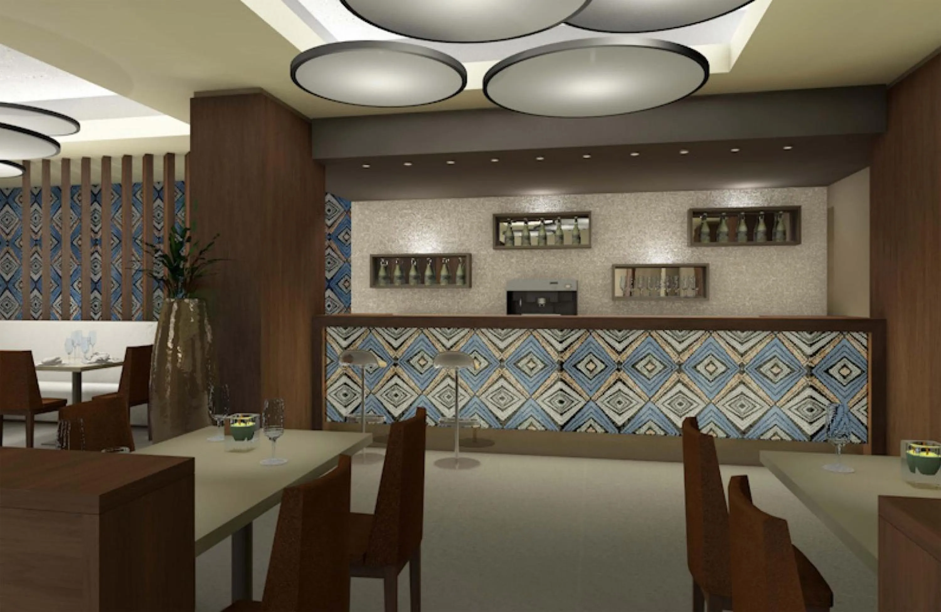 Restaurant/places to eat in Hotel La Falaise Bonapriso