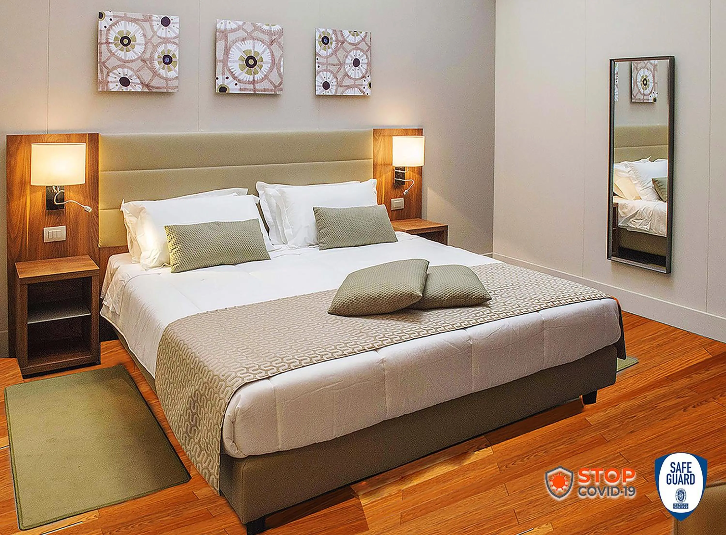 Bed in Hotel La Falaise Bonapriso