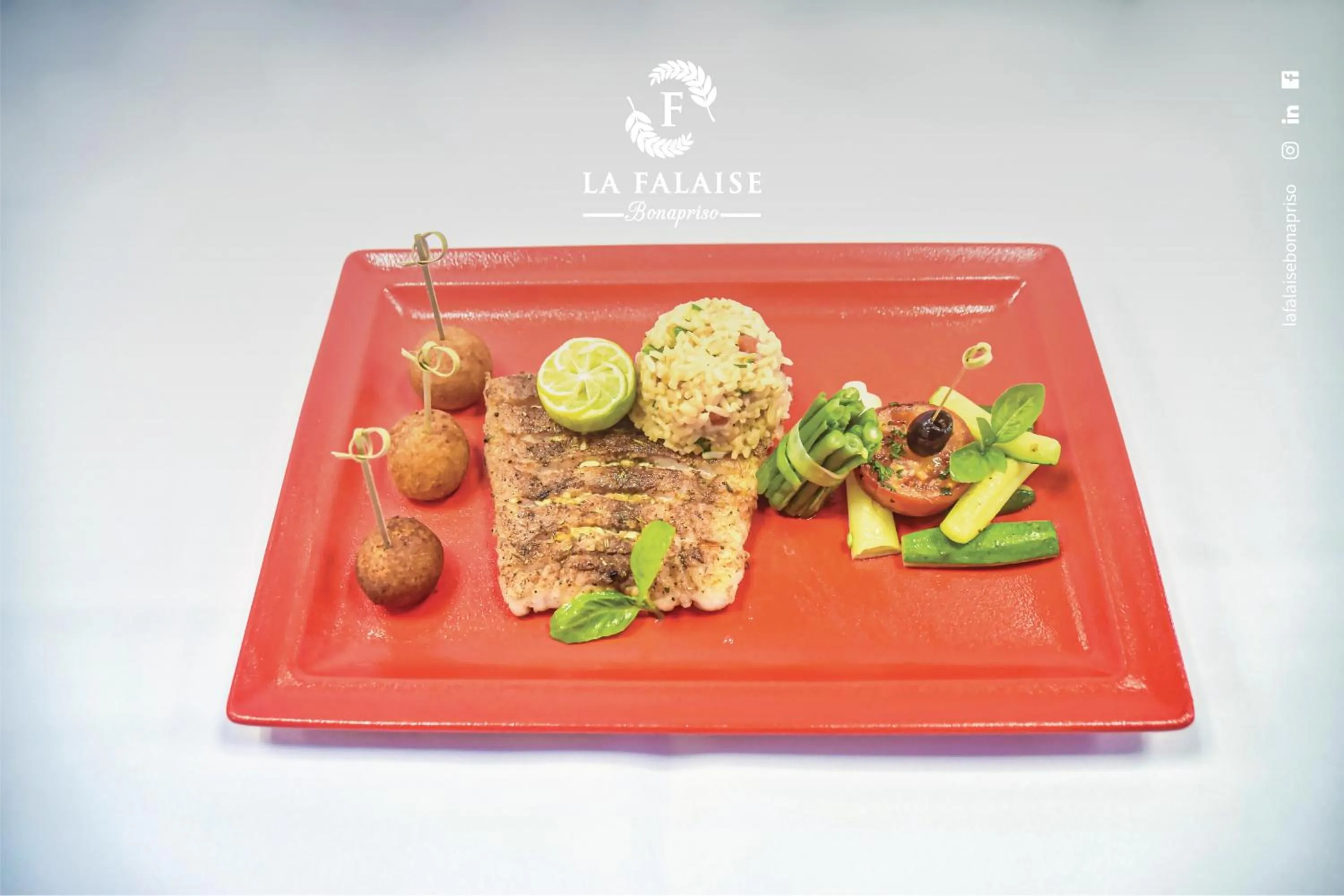 Food in Hotel La Falaise Bonapriso
