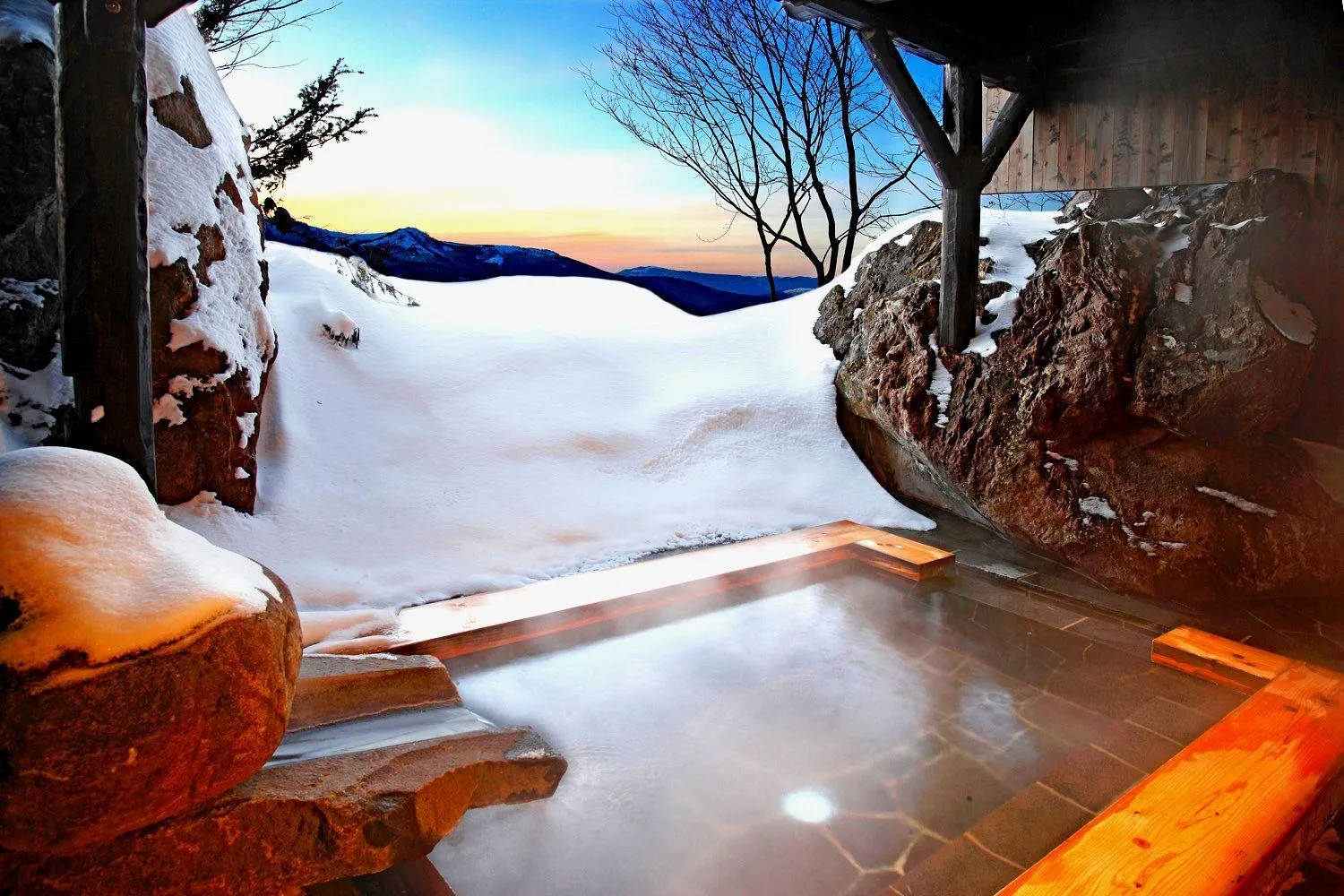 Open Air Bath in Sawaemon