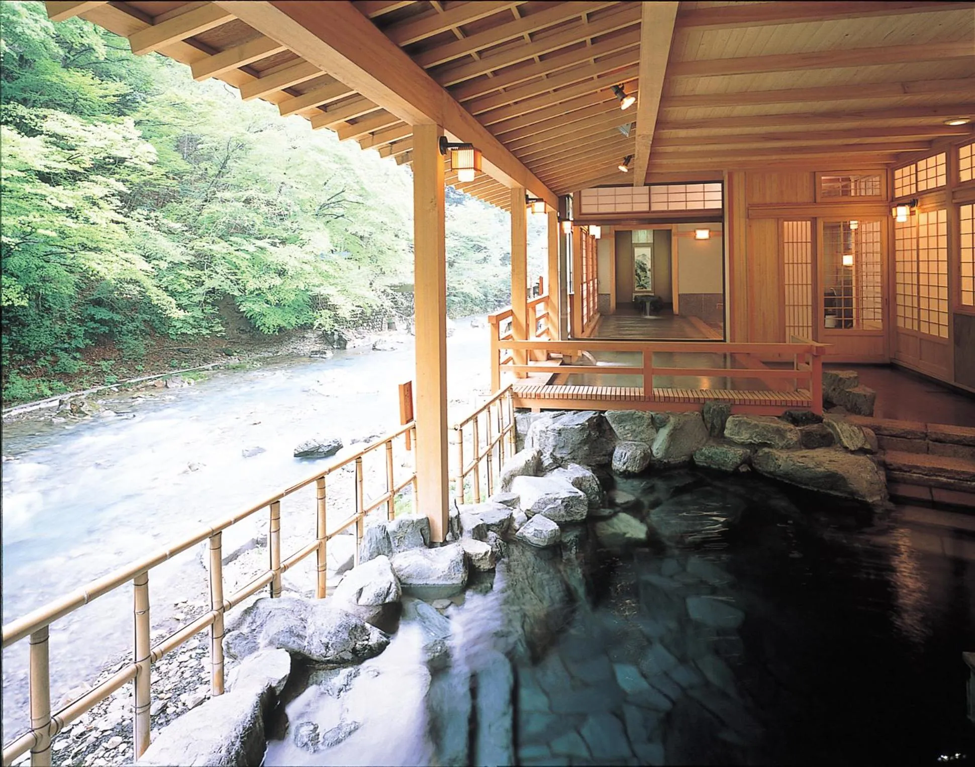 Hot Spring Bath in Shima Yamaguchikan