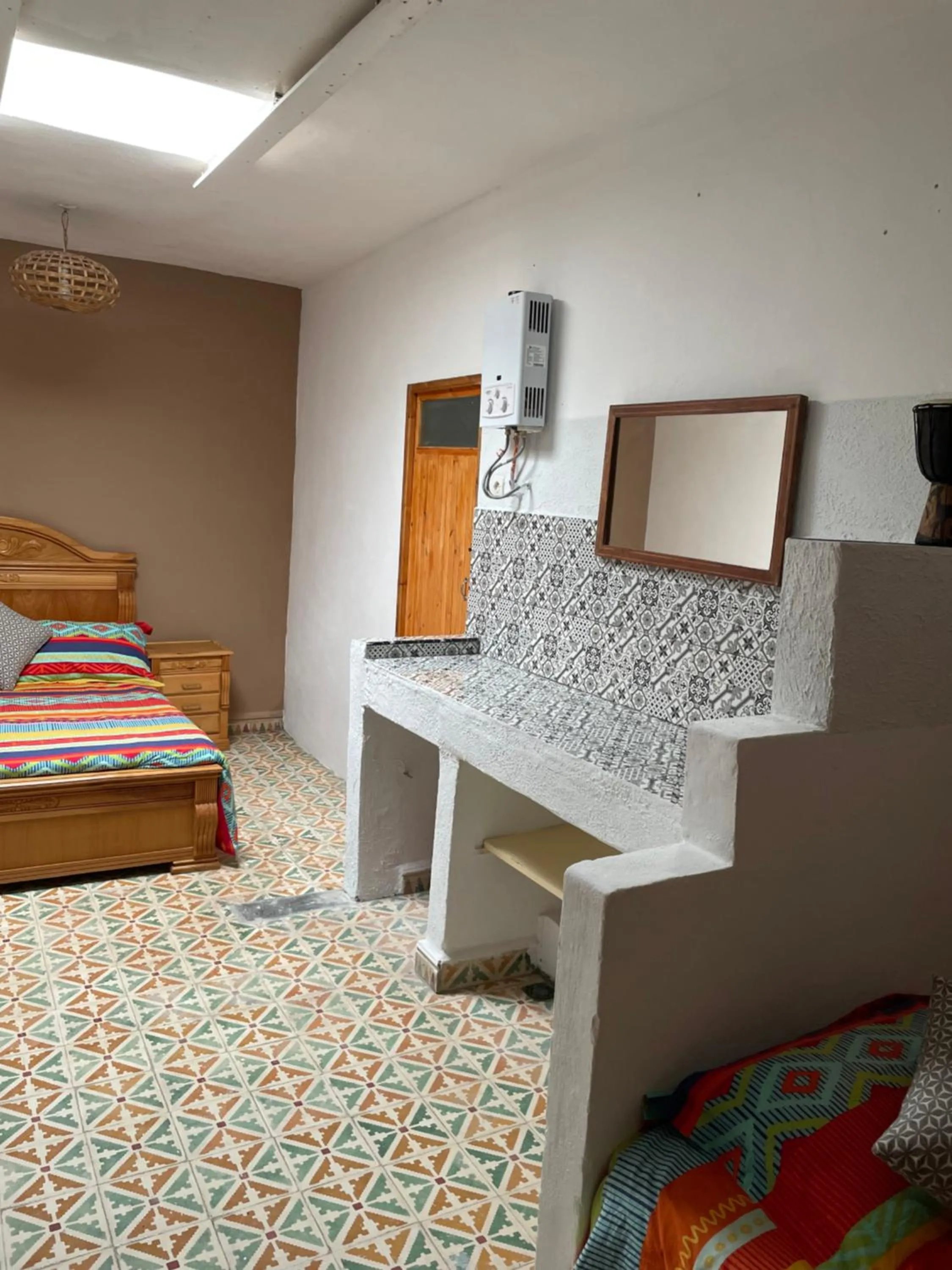 Bed in Riad Sidi Magdoul