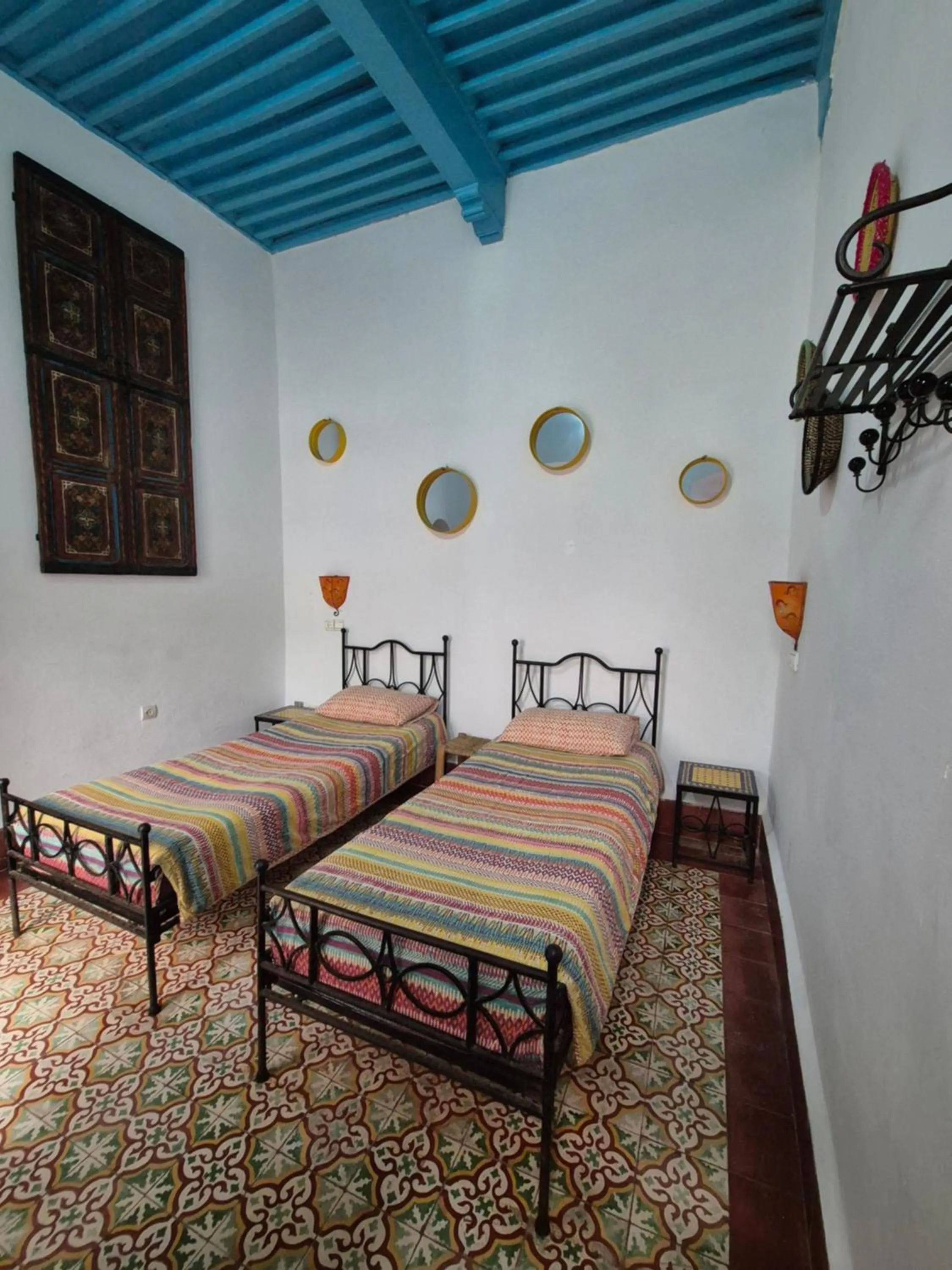 Bed in Riad Sidi Magdoul