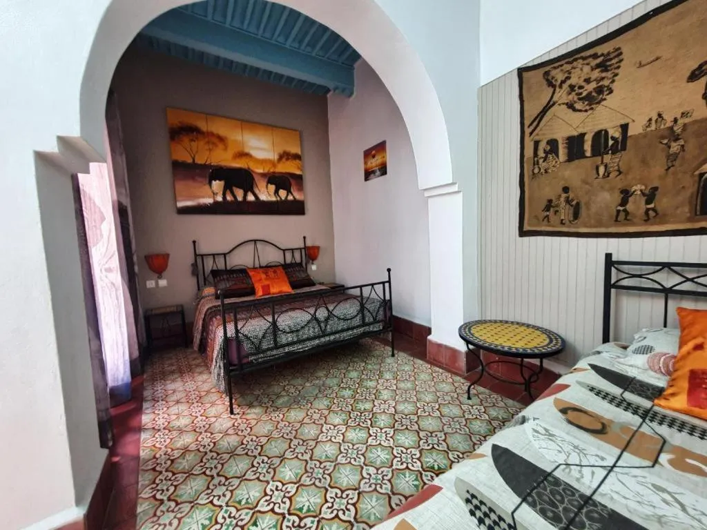 Bedroom, Bed in Riad Sidi Magdoul
