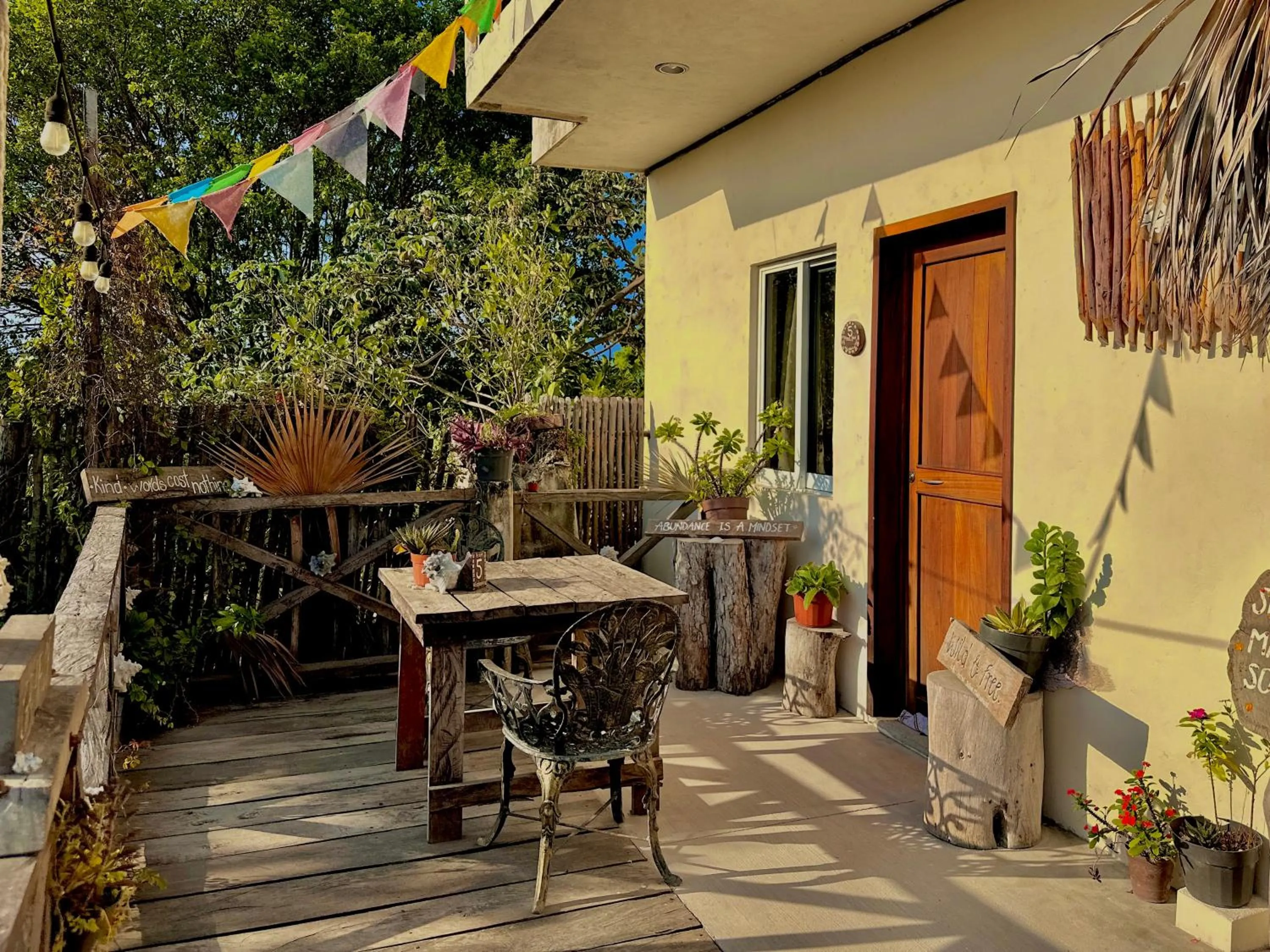 Patio in Hotel Jaiba Mahahual - Adults Only