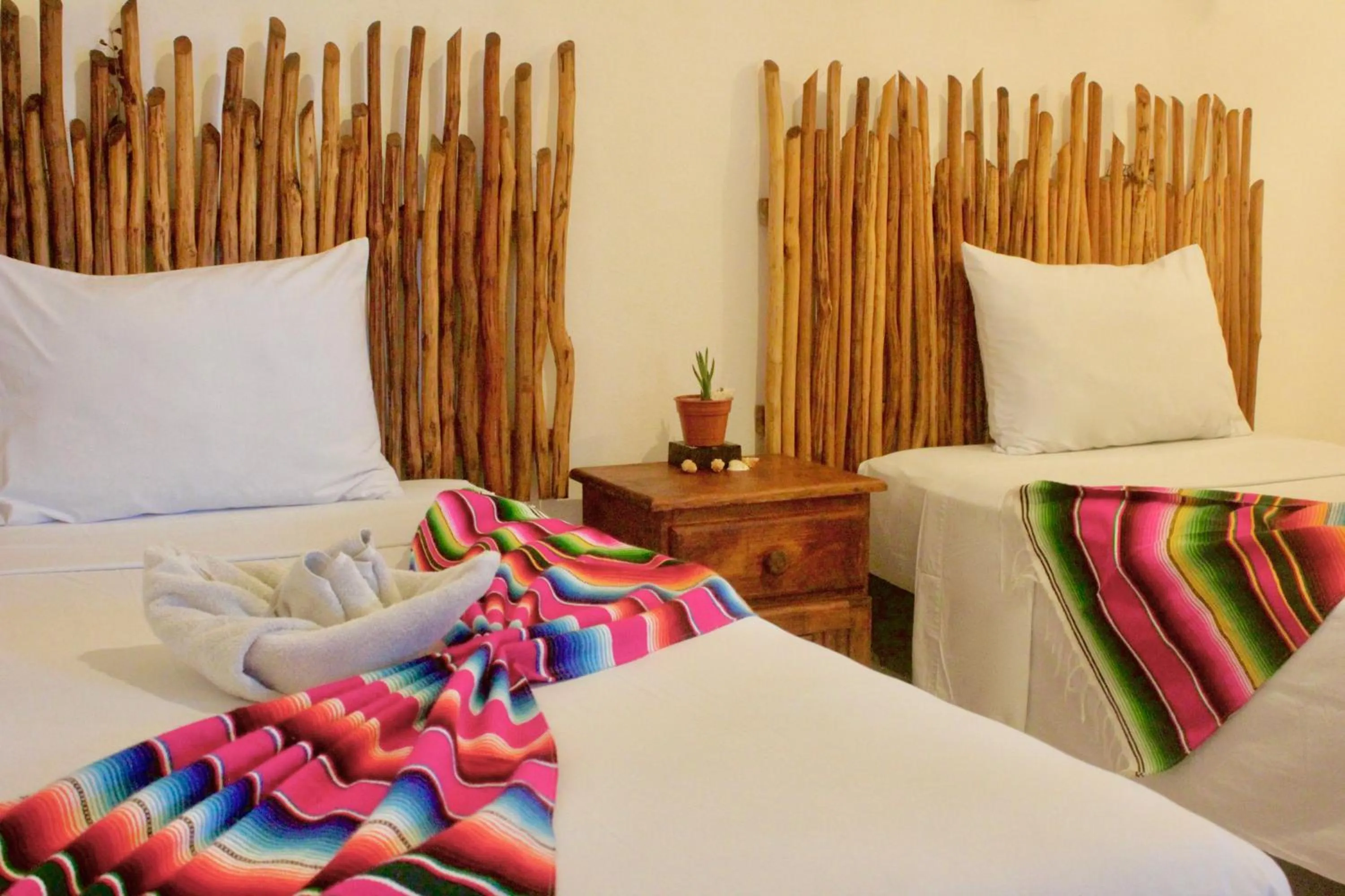 Bed in Hotel Jaiba Mahahual - Adults Only