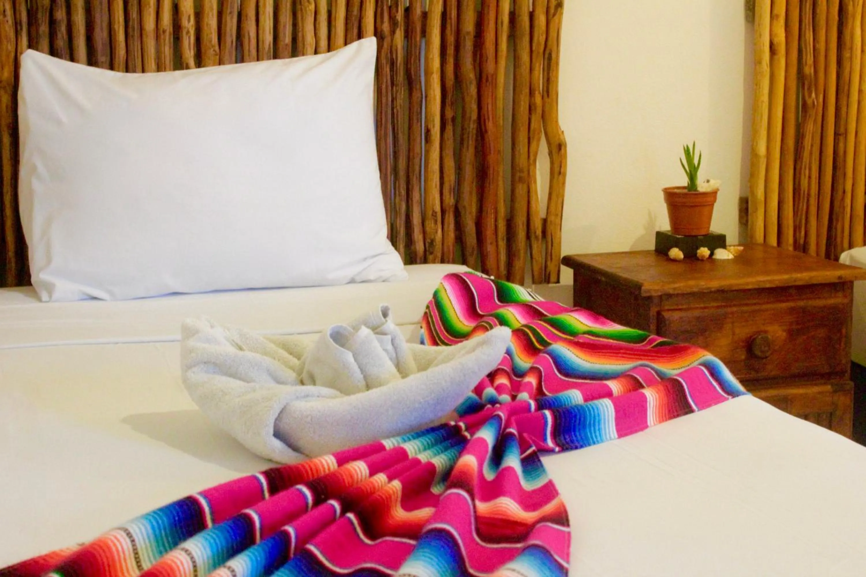 Bed in Hotel Jaiba Mahahual - Adults Only