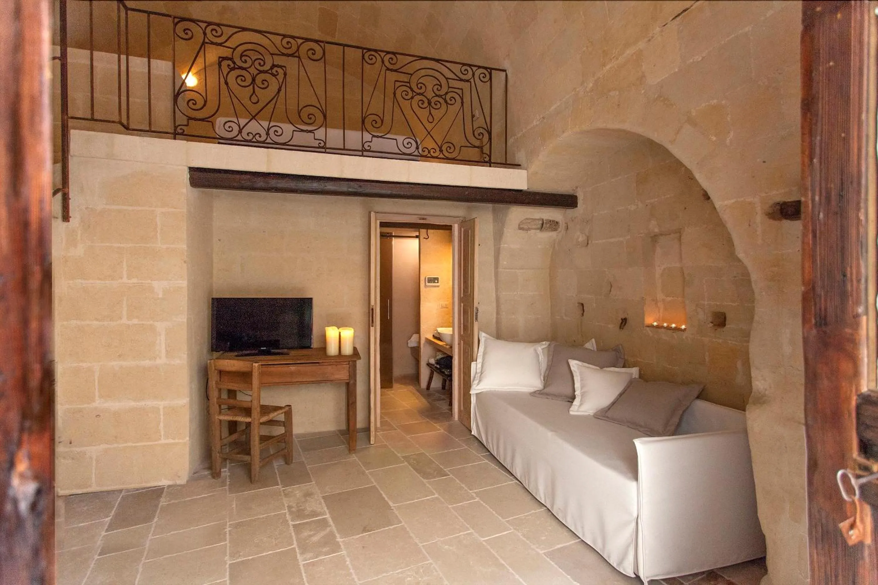 Living room in Corte San Pietro