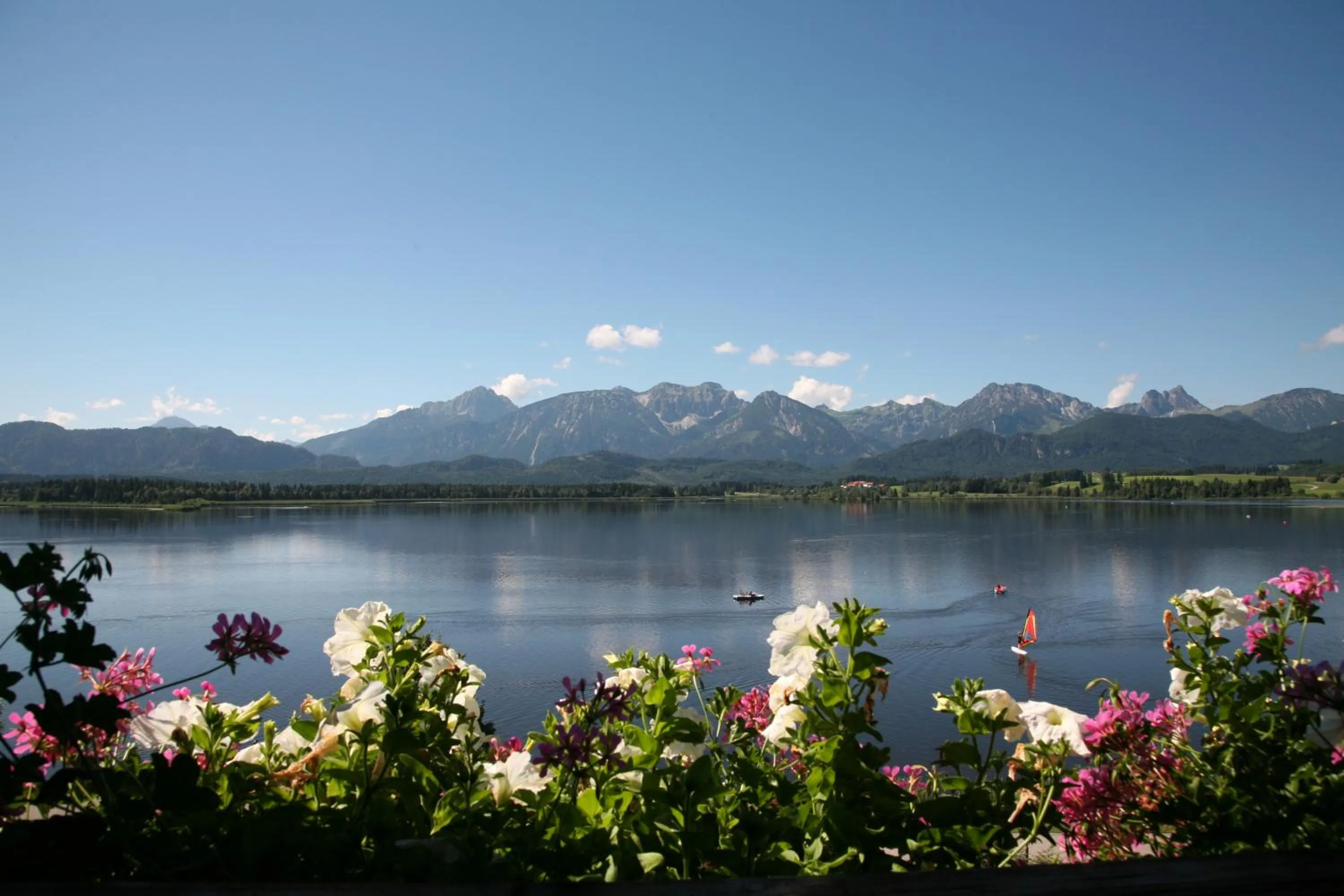 Lake view in Seehotel Hartung & Ferienappartements