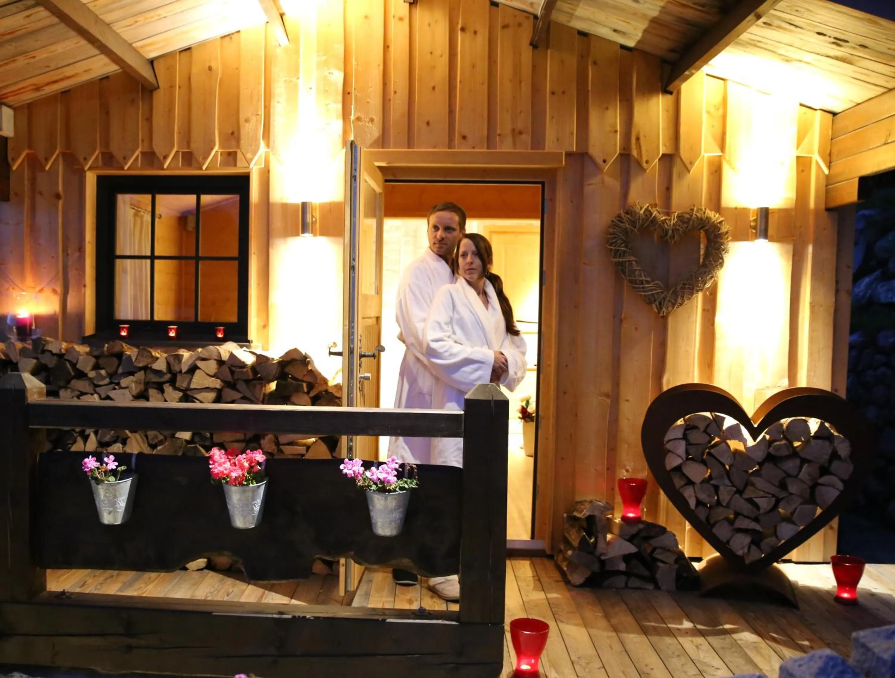 Sauna in Seehotel Hartung & Ferienappartements