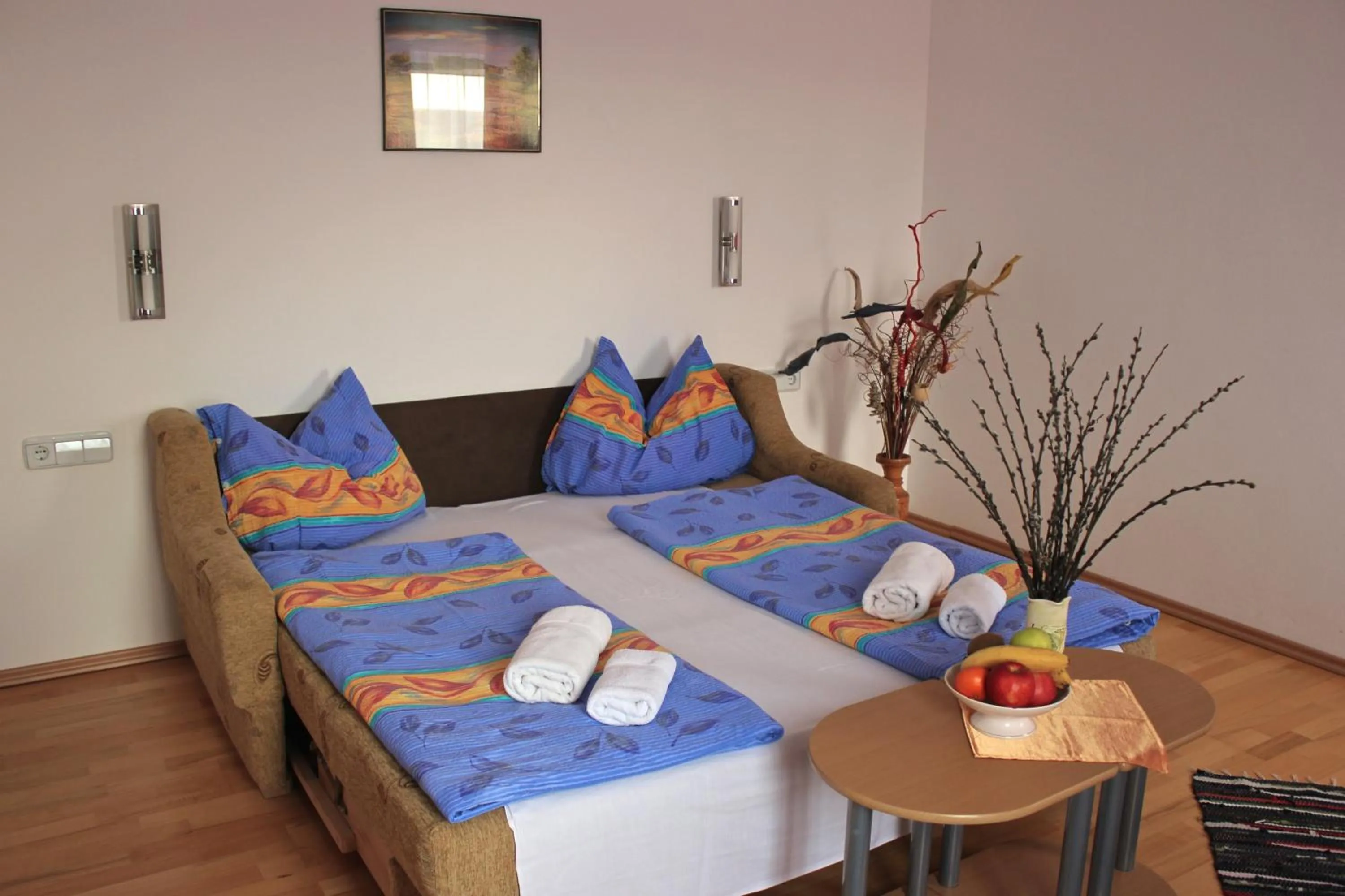 Bed in Garni Hotel Villa Tamara