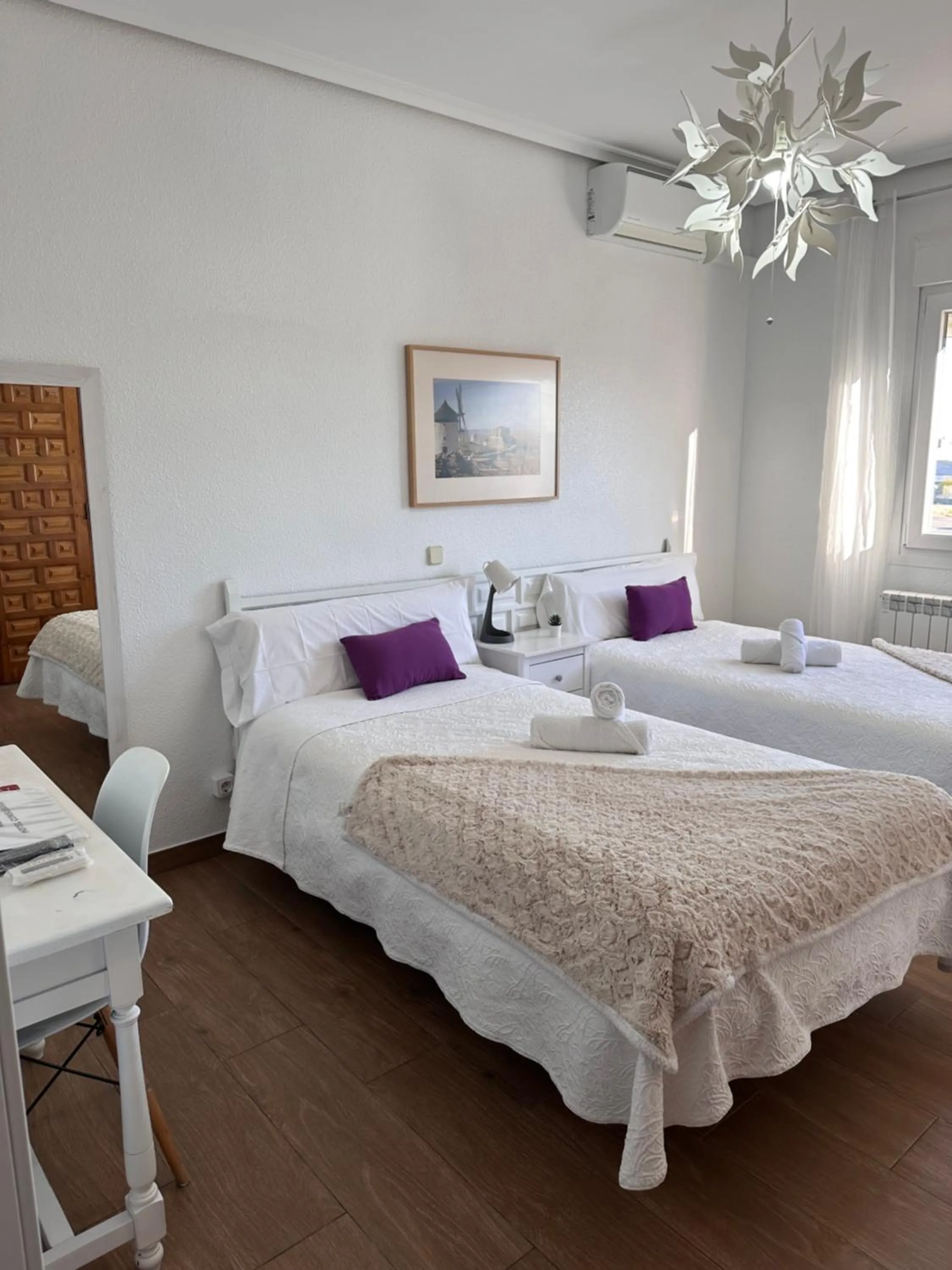 Bed in Hotel Consuegra