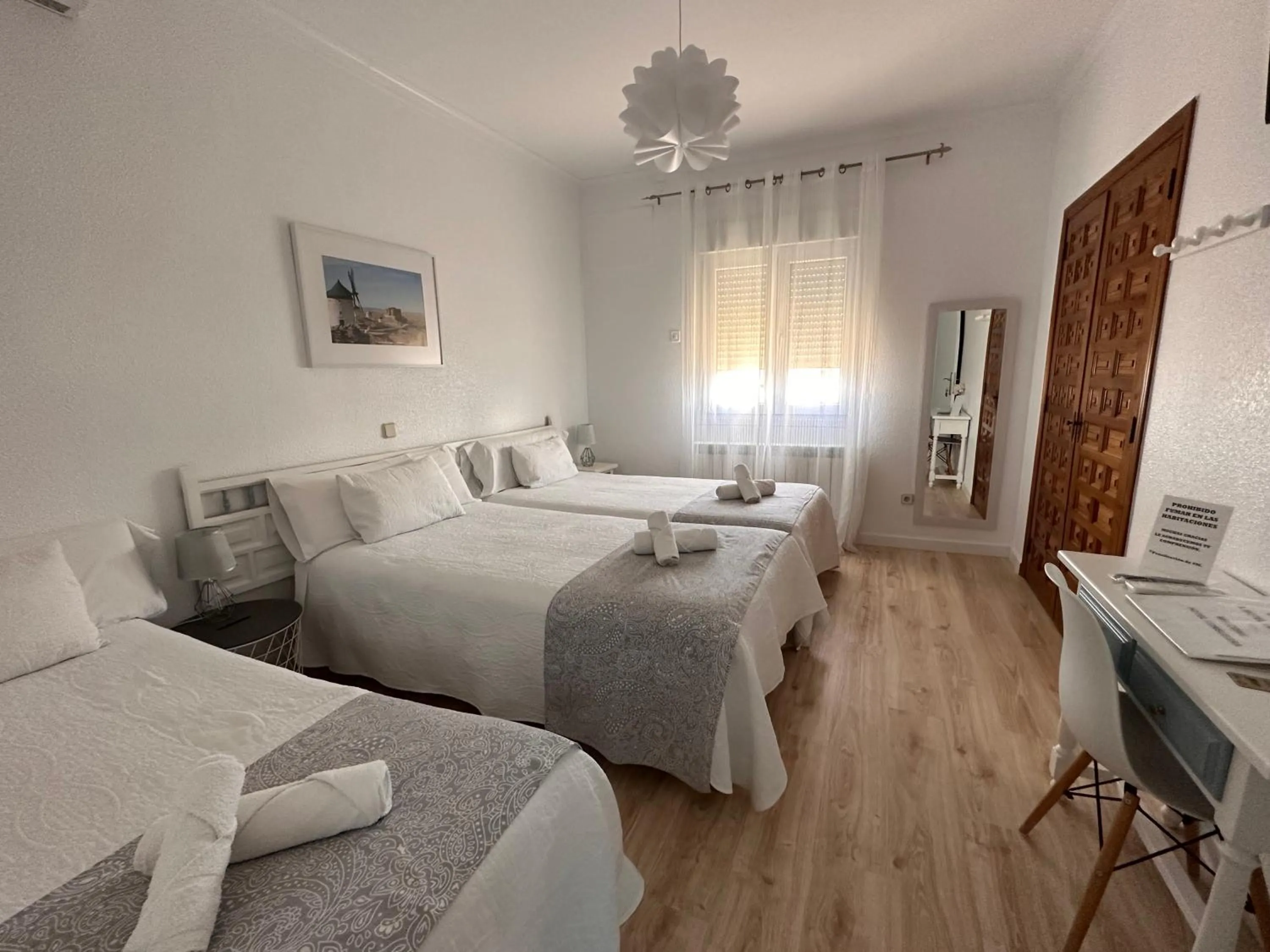 Bed in Hotel Consuegra