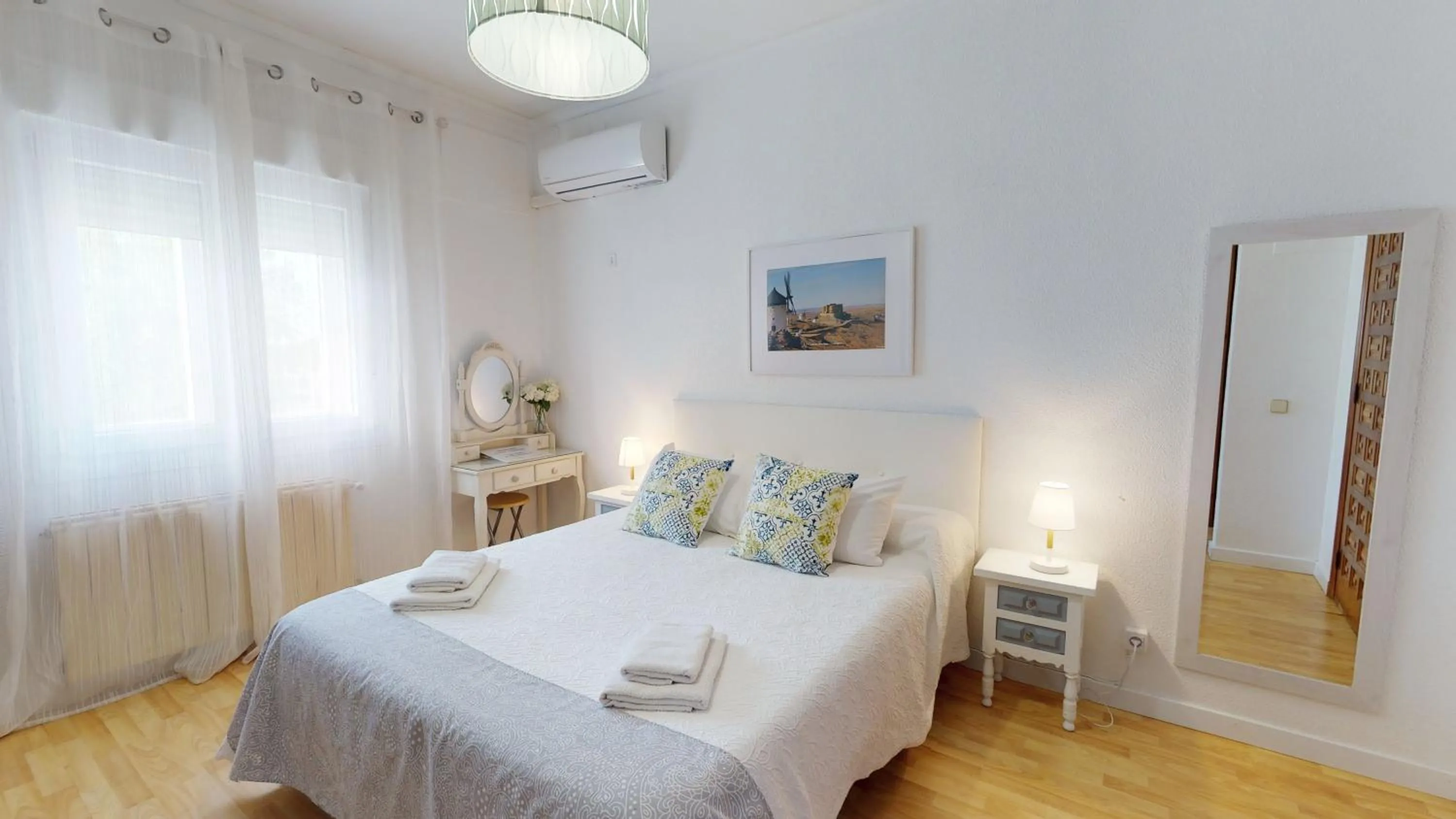 Bed in Hotel Consuegra