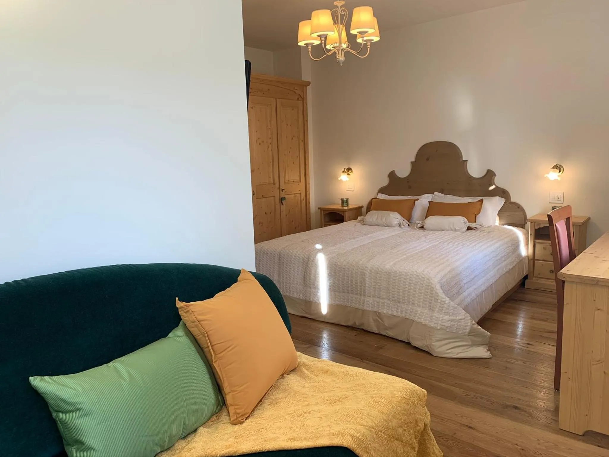 Bed in Hotel Serena Cortina