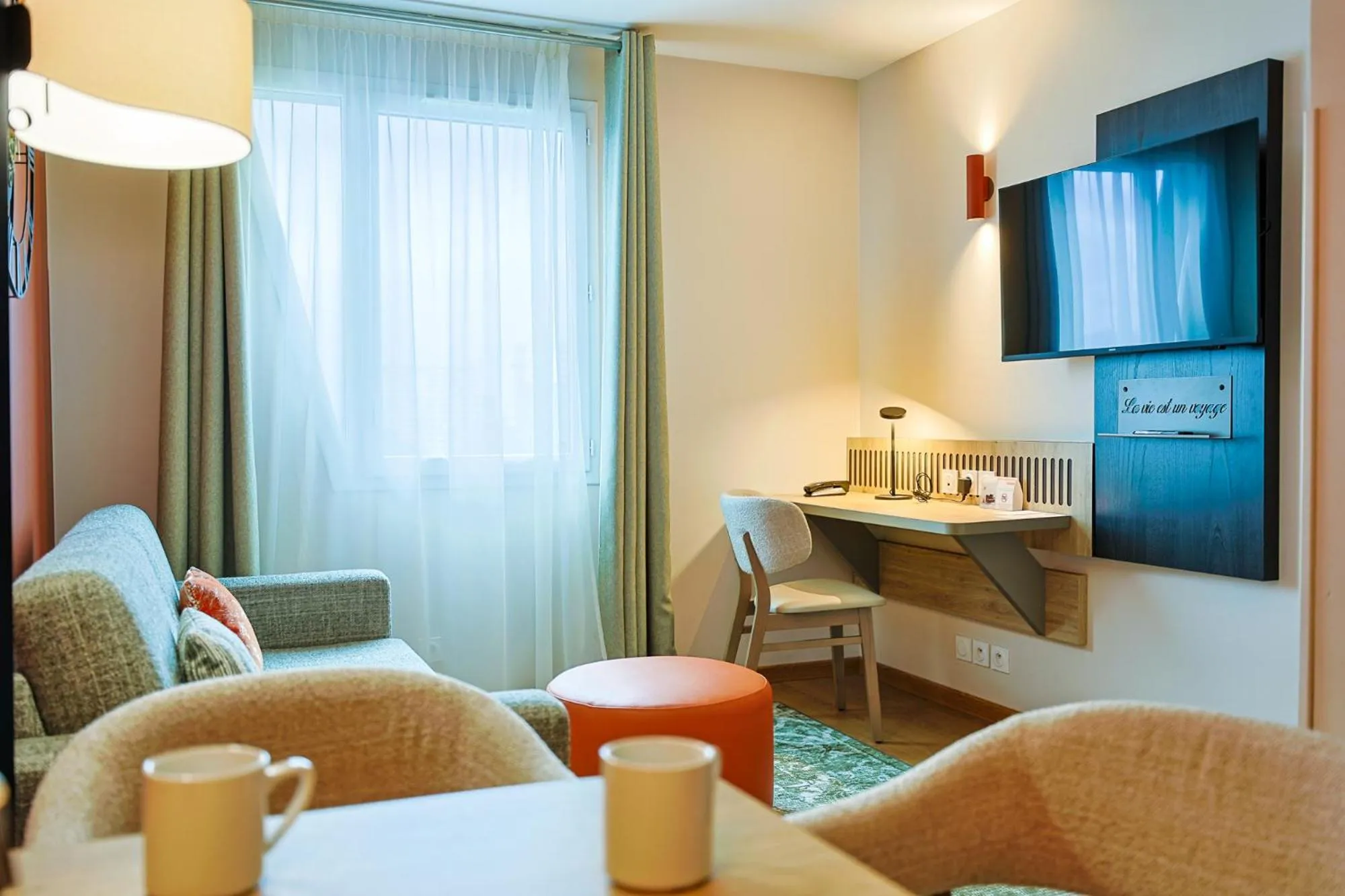 Living room in Seven Urban Suites Nantes Centre