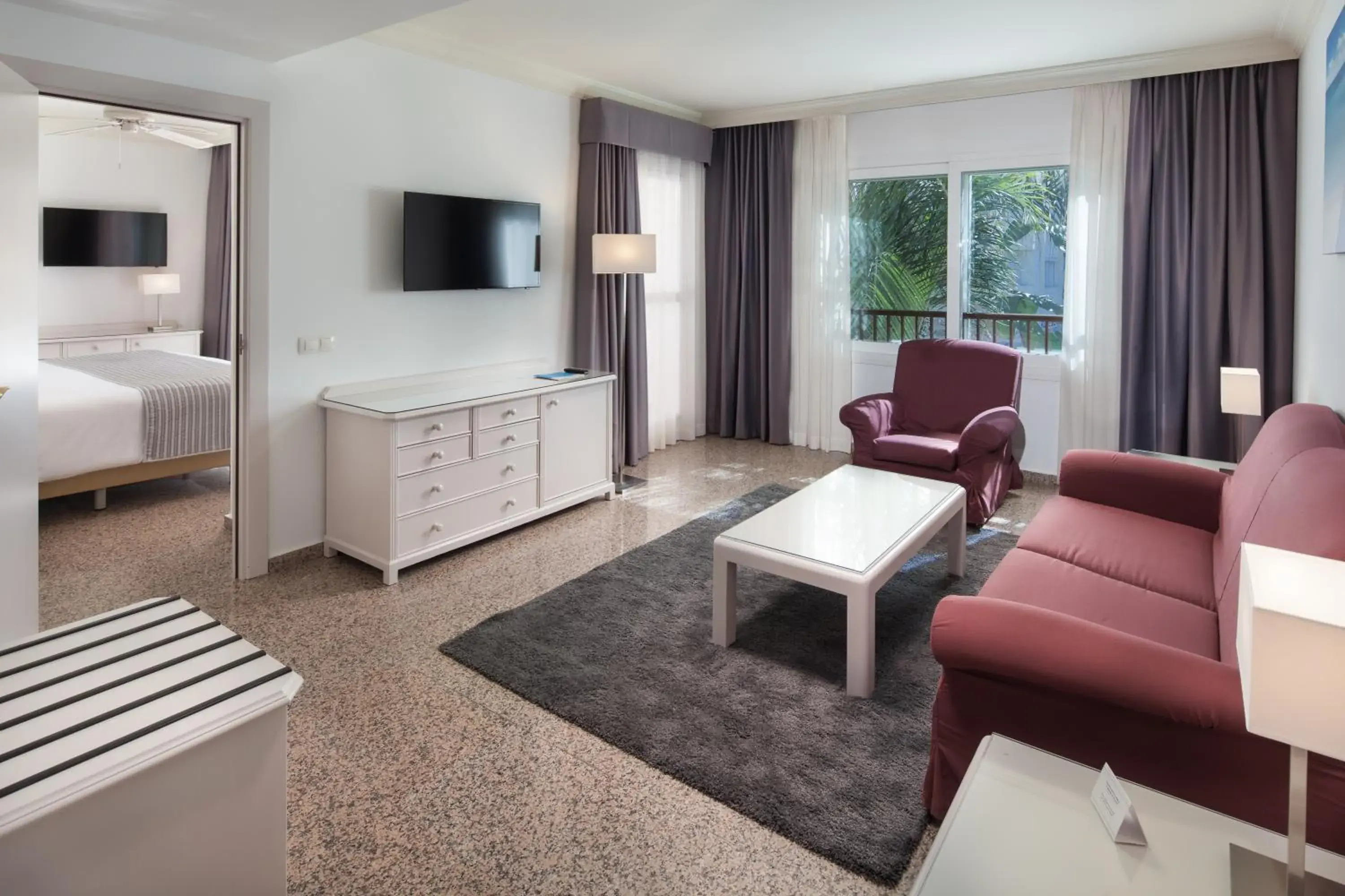 Living room, Bed in Mac Puerto Marina Benalmádena Living room, Bed in Mac Puerto Marina Benalmádena