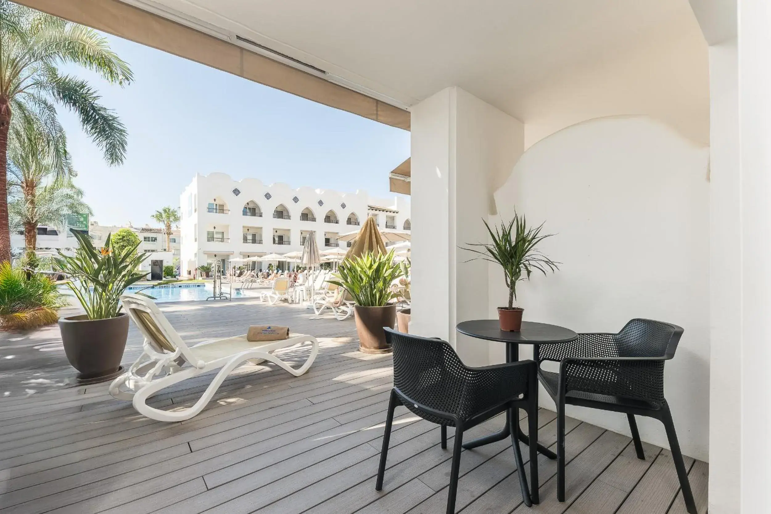 Twin Room with Pool Access (2 Adults + 1 Child) - single occupancy in Mac Puerto Marina Benalmádena Twin Room with Pool Access (2 Adults + 1 Child) - single occupancy in Mac Puerto Marina Benalmádena